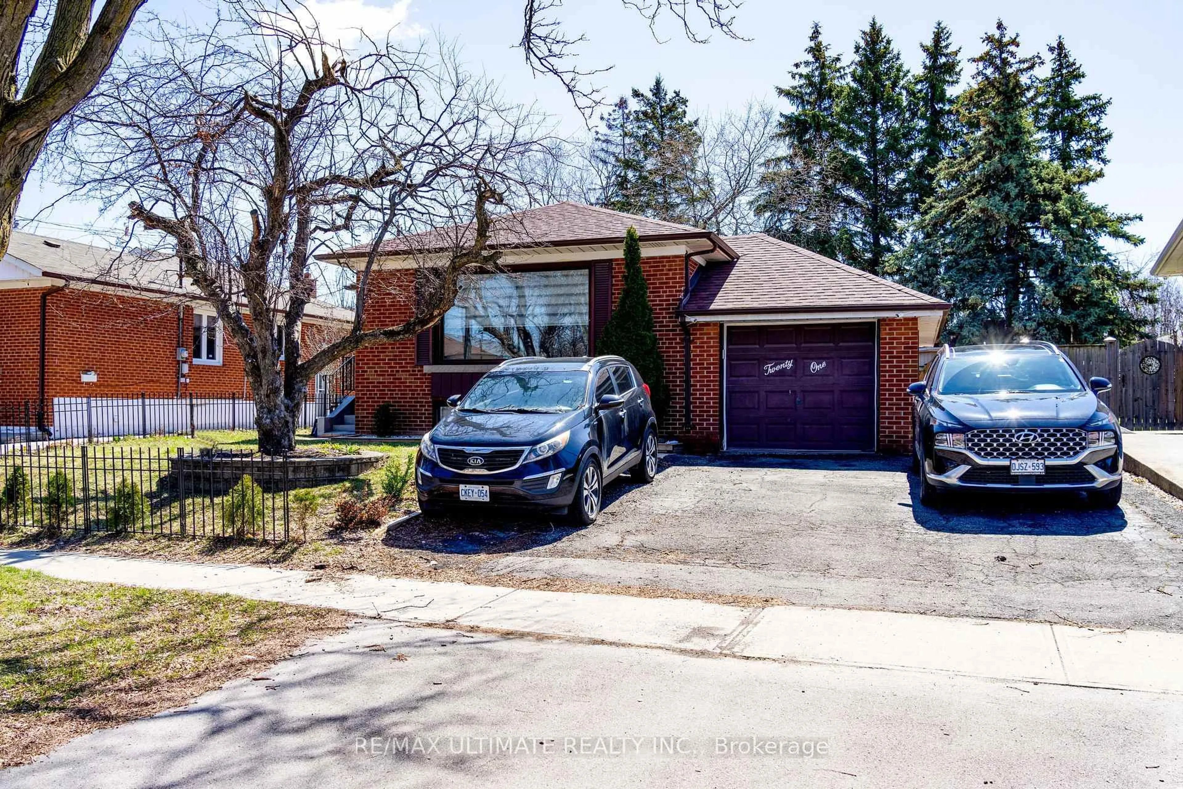 Home with brick exterior material, street for 21 Benway Dr, Toronto Ontario M9W 1Z2