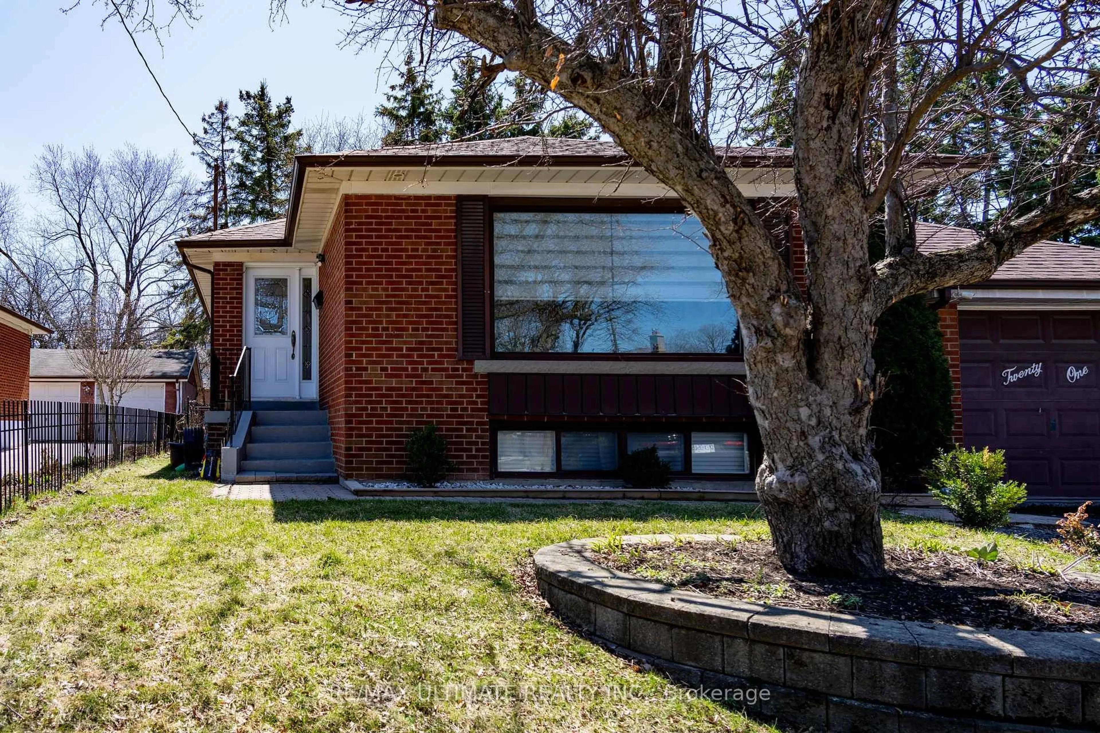 Home with brick exterior material, street for 21 Benway Dr, Toronto Ontario M9W 1Z2