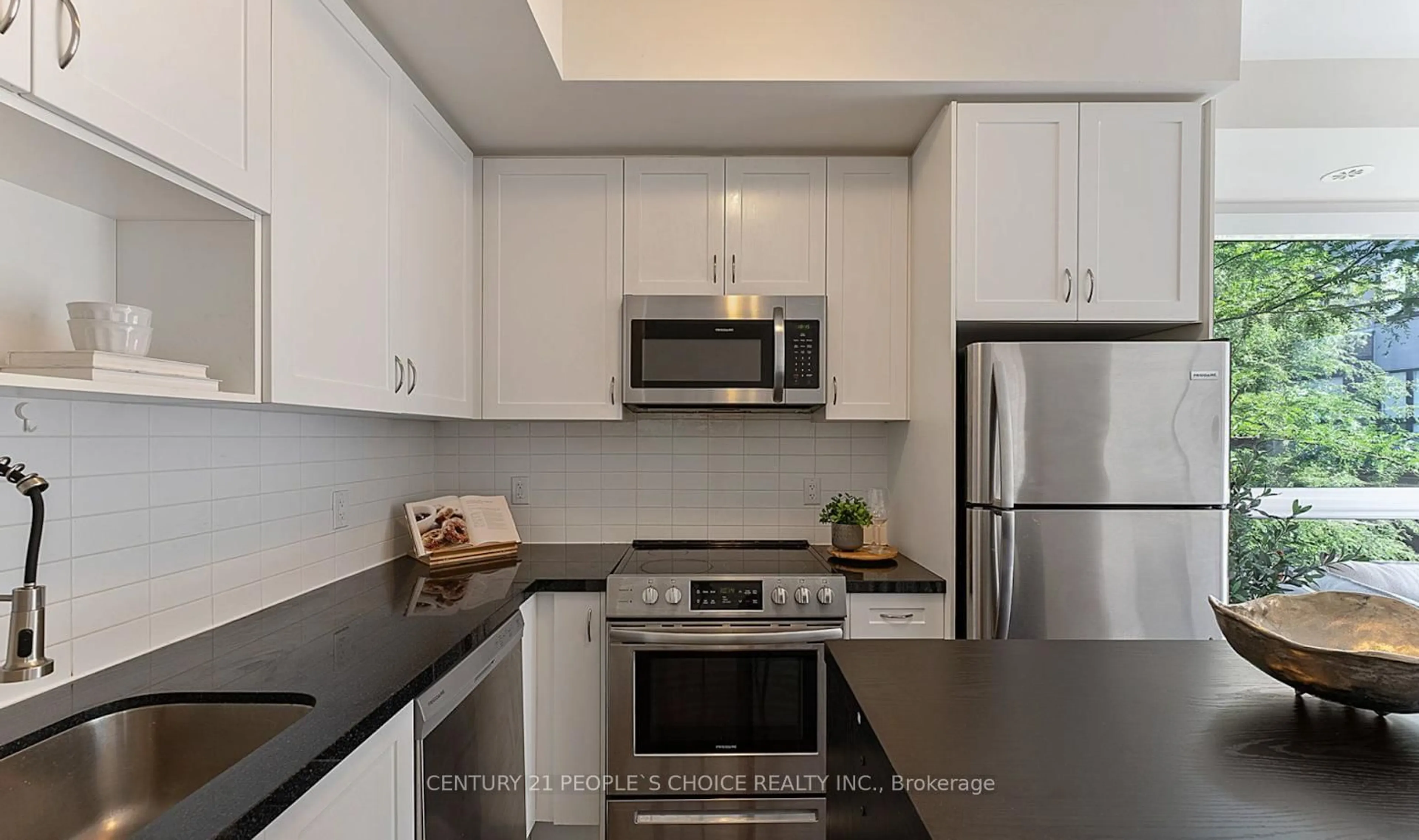 Standard kitchen, unknown for 1100 Briar Hill Ave #312, Toronto Ontario M6B 1M7