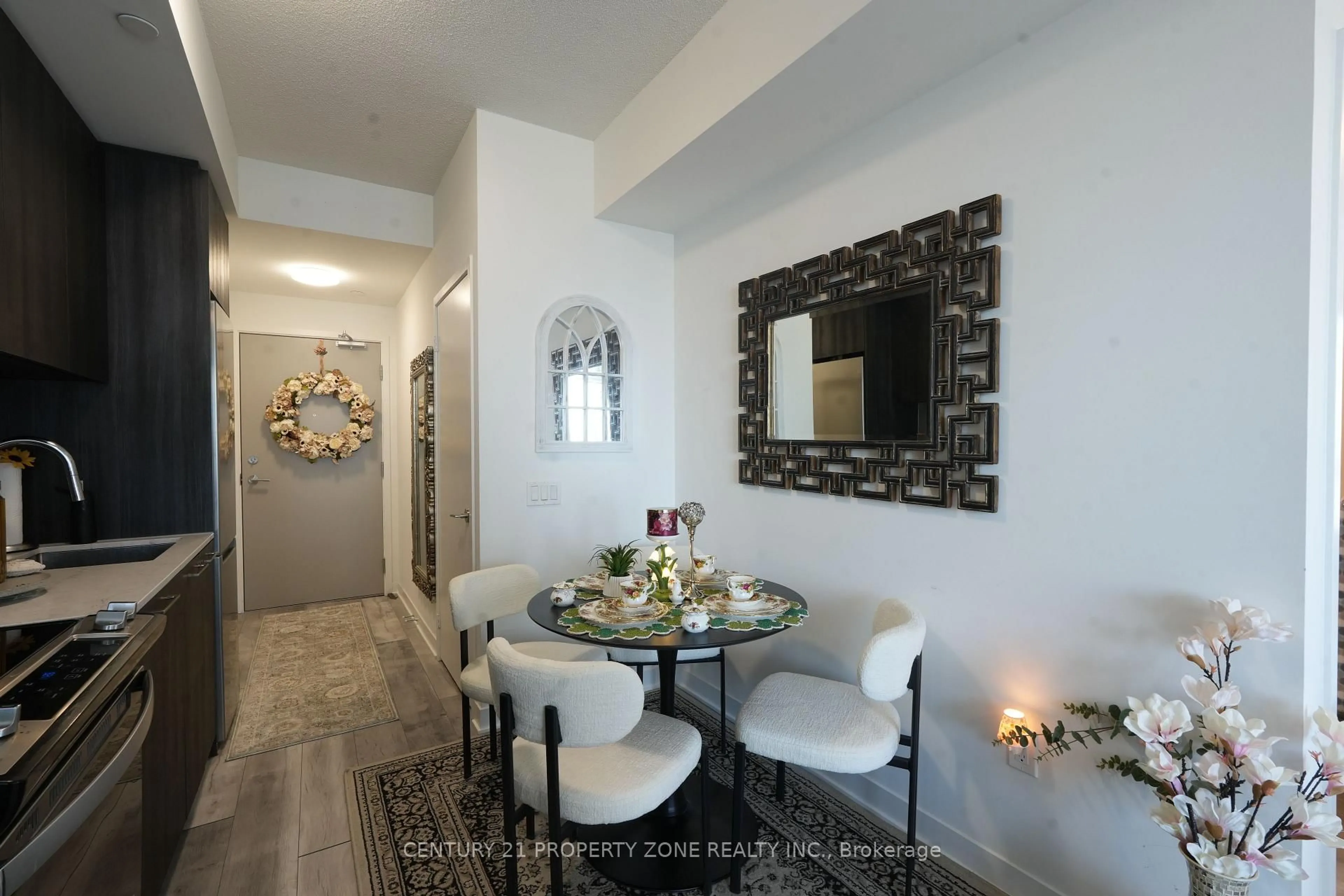 Dining room, ceramic/tile floor for 260 Malta Ave #2311, Brampton Ontario L6Y 6L7