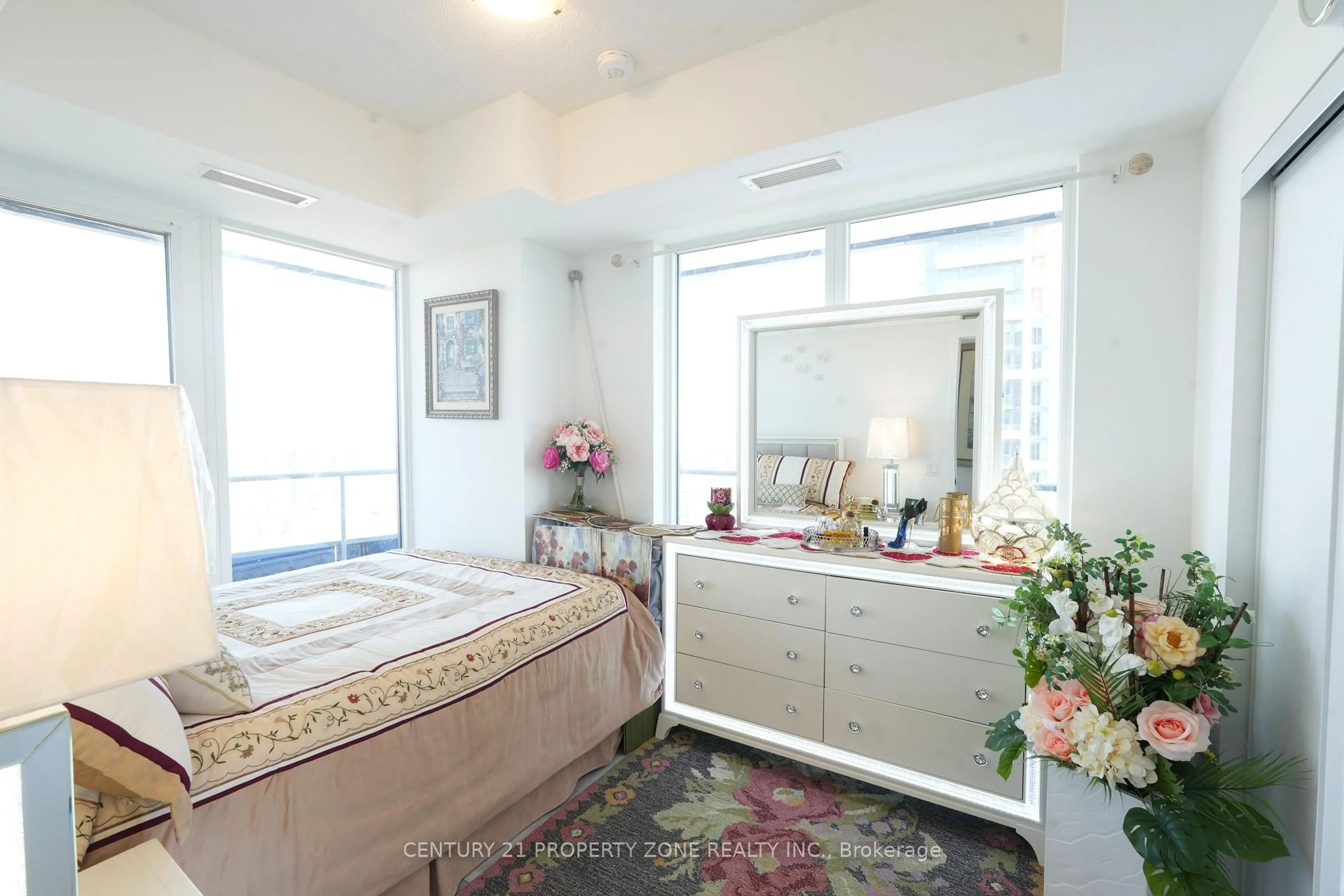 Bedroom with bed, unknown for 260 Malta Ave #2311, Brampton Ontario L6Y 6L7