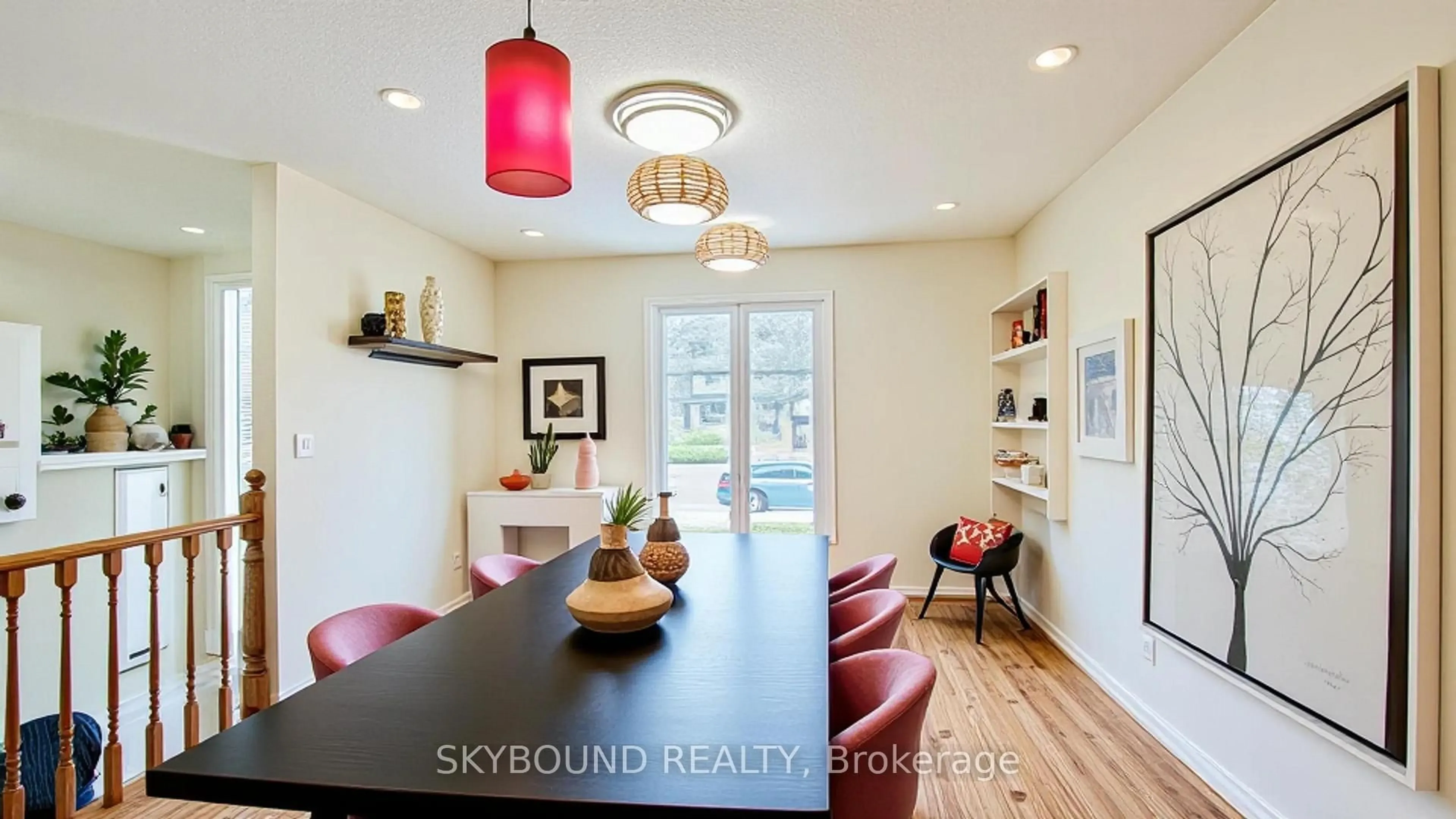 Dining room, wood/laminate floor for 1298 Forest Hill, Oakville Ontario L6H 2S4