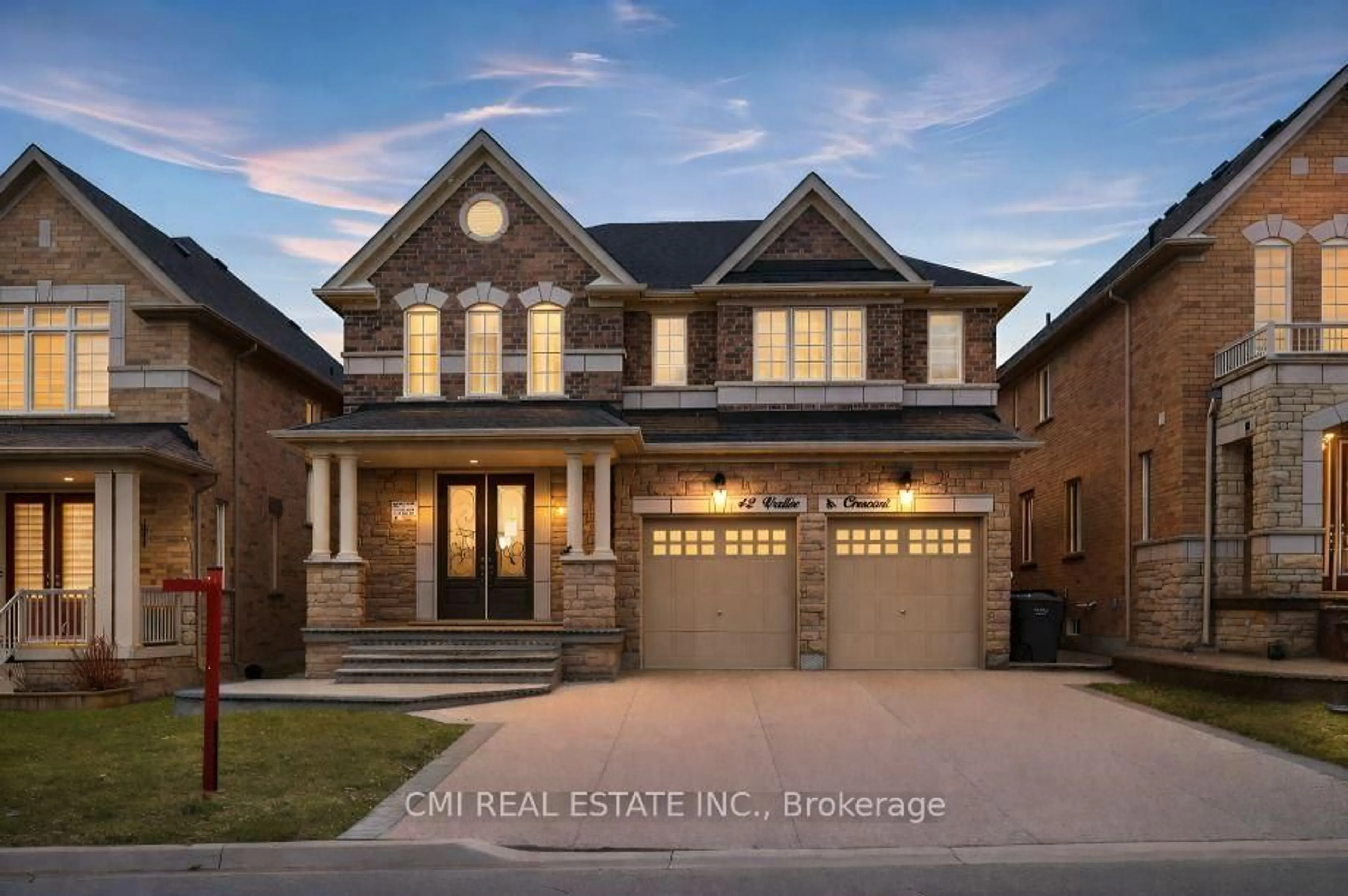 Home with brick exterior material, street for 42 Valleybrook Cres, Caledon Ontario L7C 4C5