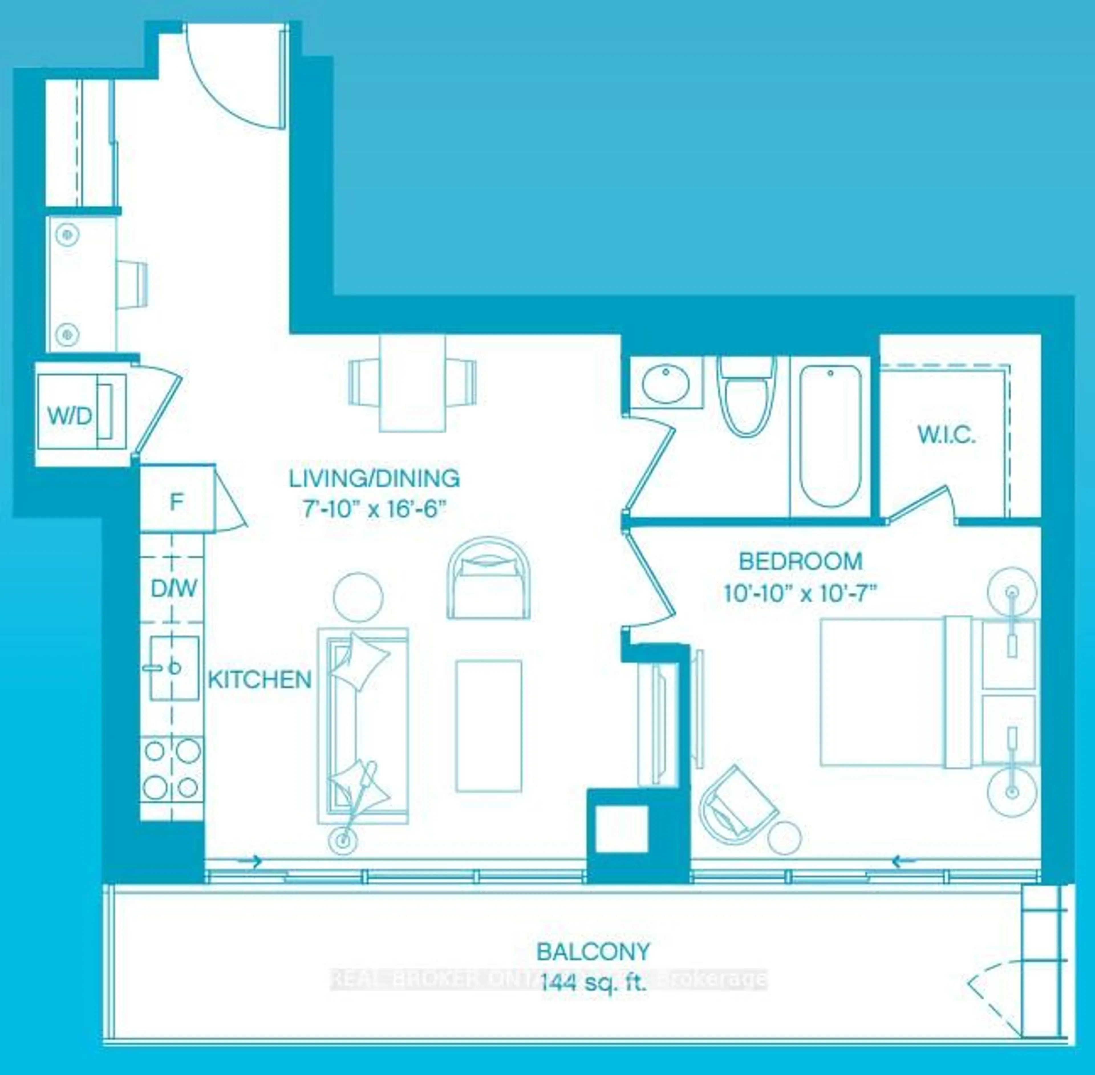 Floor plan for 33 Shore Breeze Dr #1801, Toronto Ontario M8V 0G1