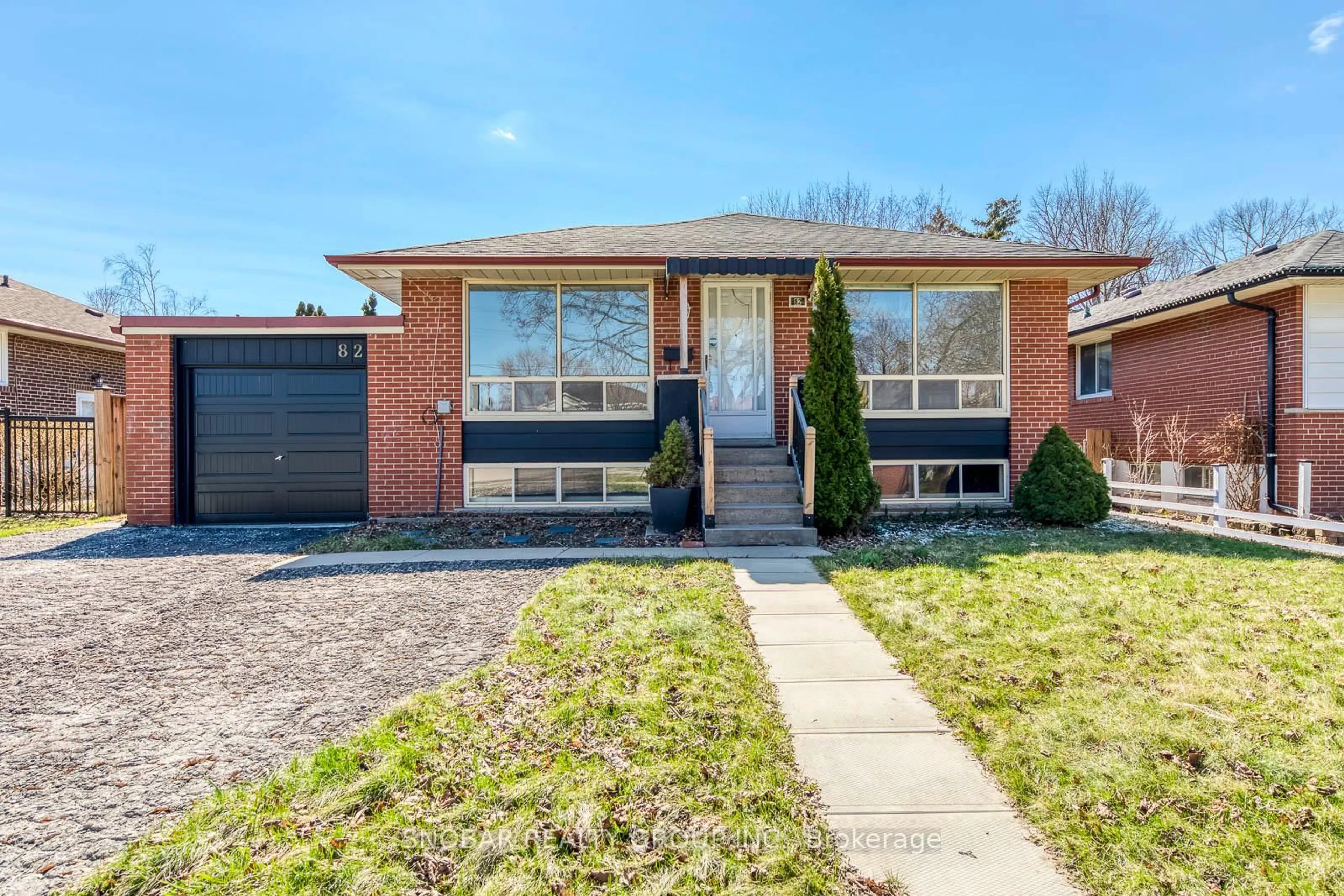 Home with brick exterior material, street for 82 Celestine Dr, Toronto Ontario M9R 3N4