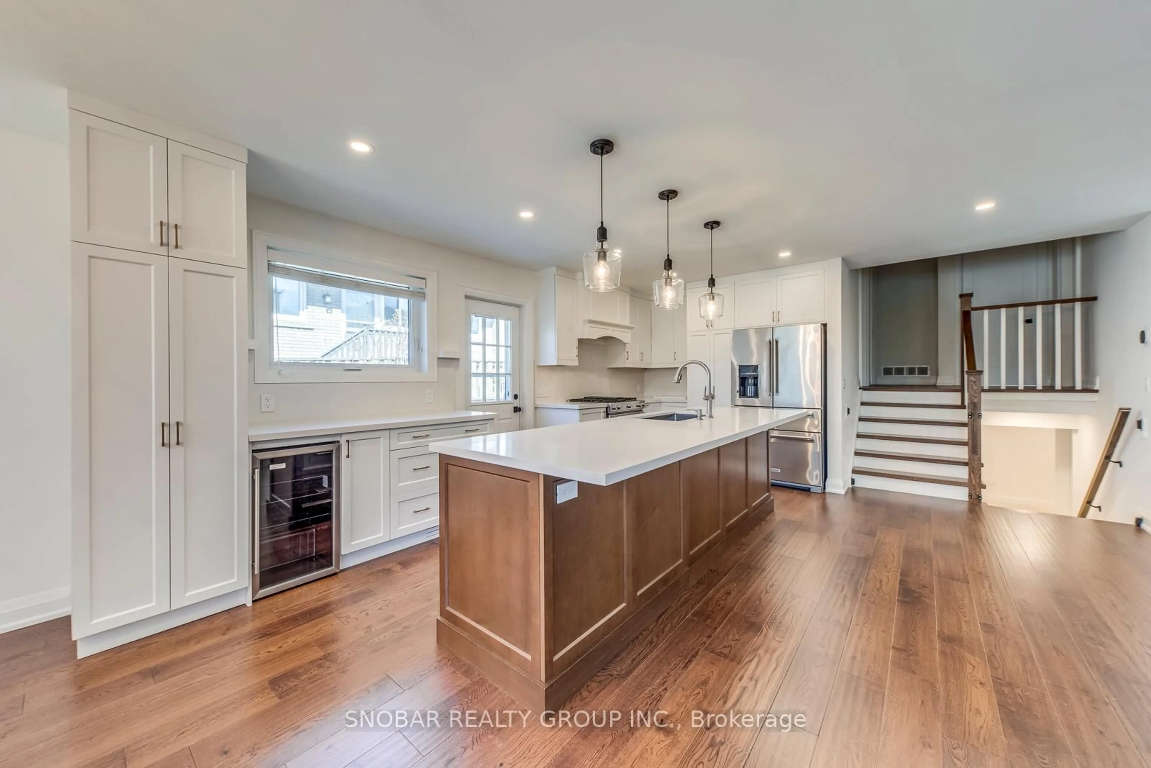Open concept kitchen, unknown for 19 Vanderbrent Cres, Toronto Ontario M9R 3W9