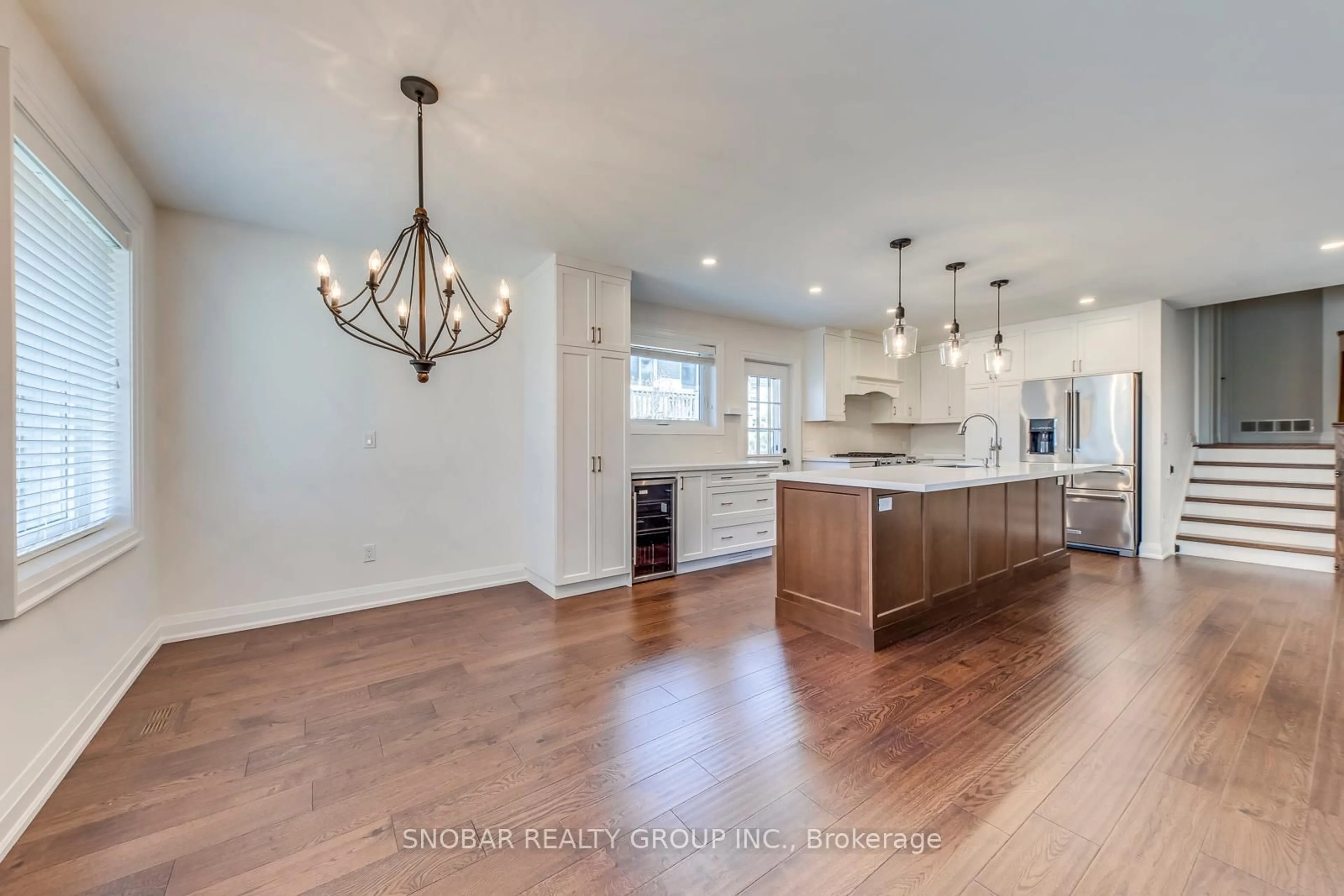 Open concept kitchen, unknown for 19 Vanderbrent Cres, Toronto Ontario M9R 3W9