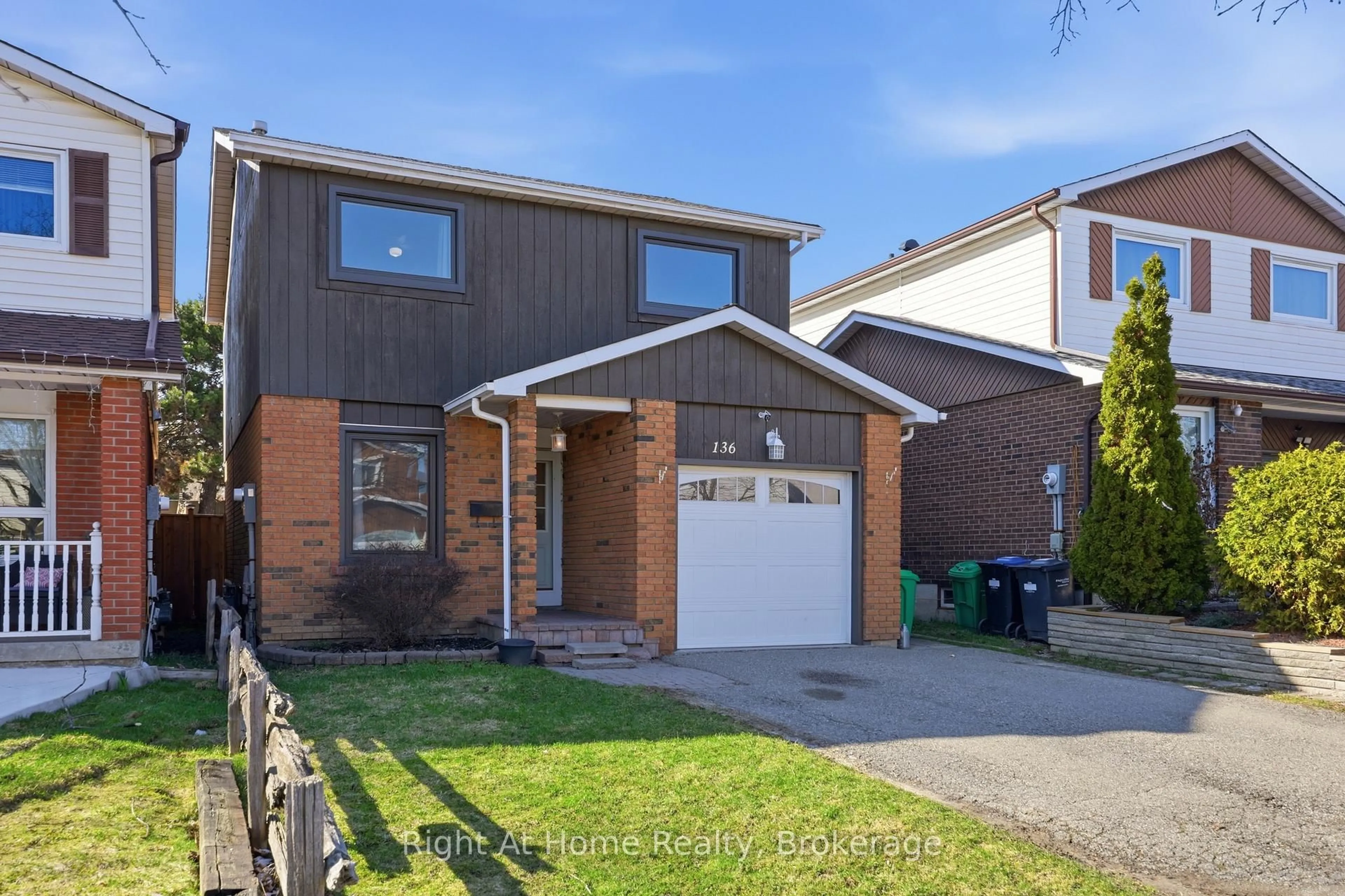 Home with brick exterior material, street for 136 Elderwood Pl, Brampton Ontario L6V 3N3