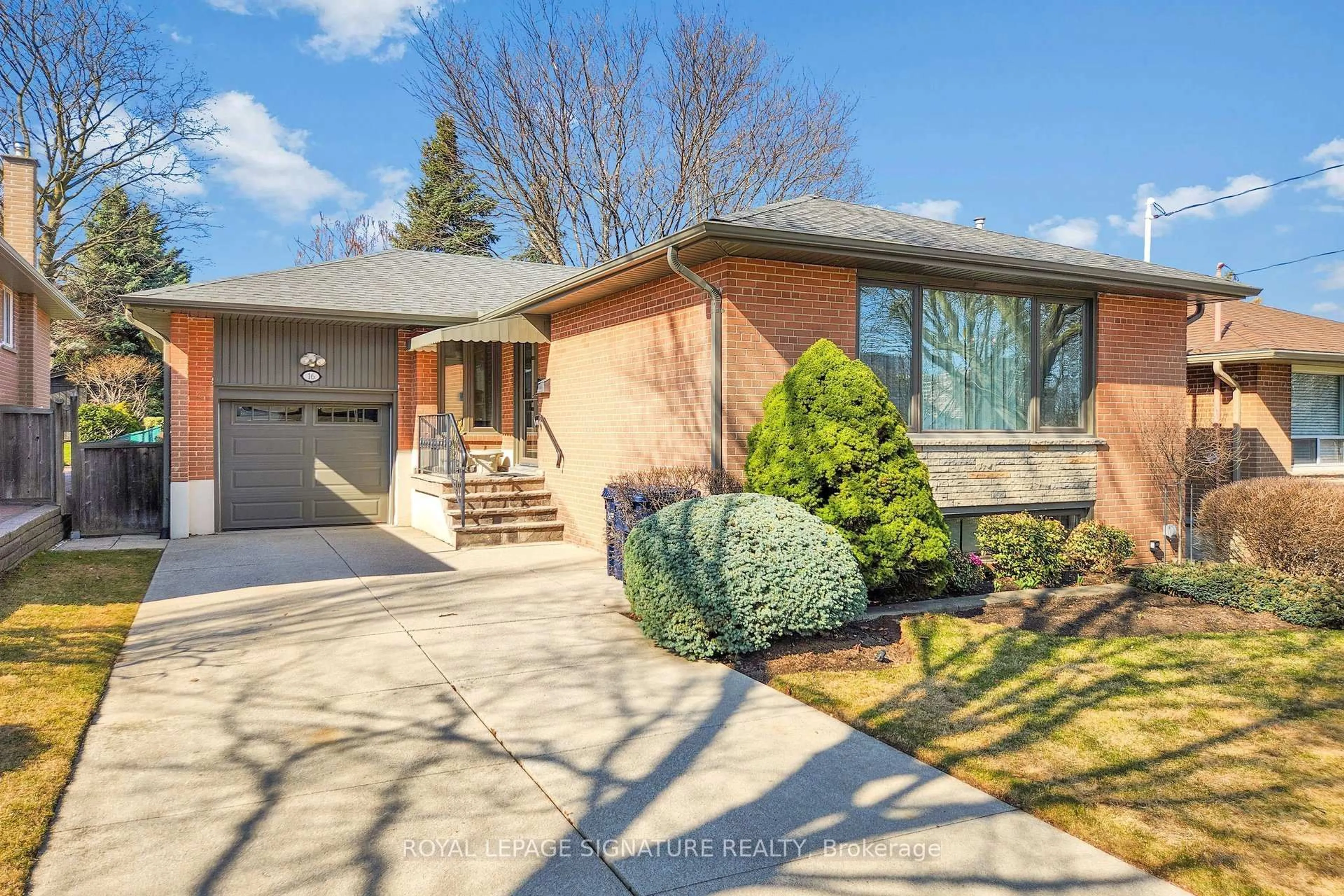 Home with brick exterior material, street for 16 Renault Cres, Toronto Ontario M9P 1J1