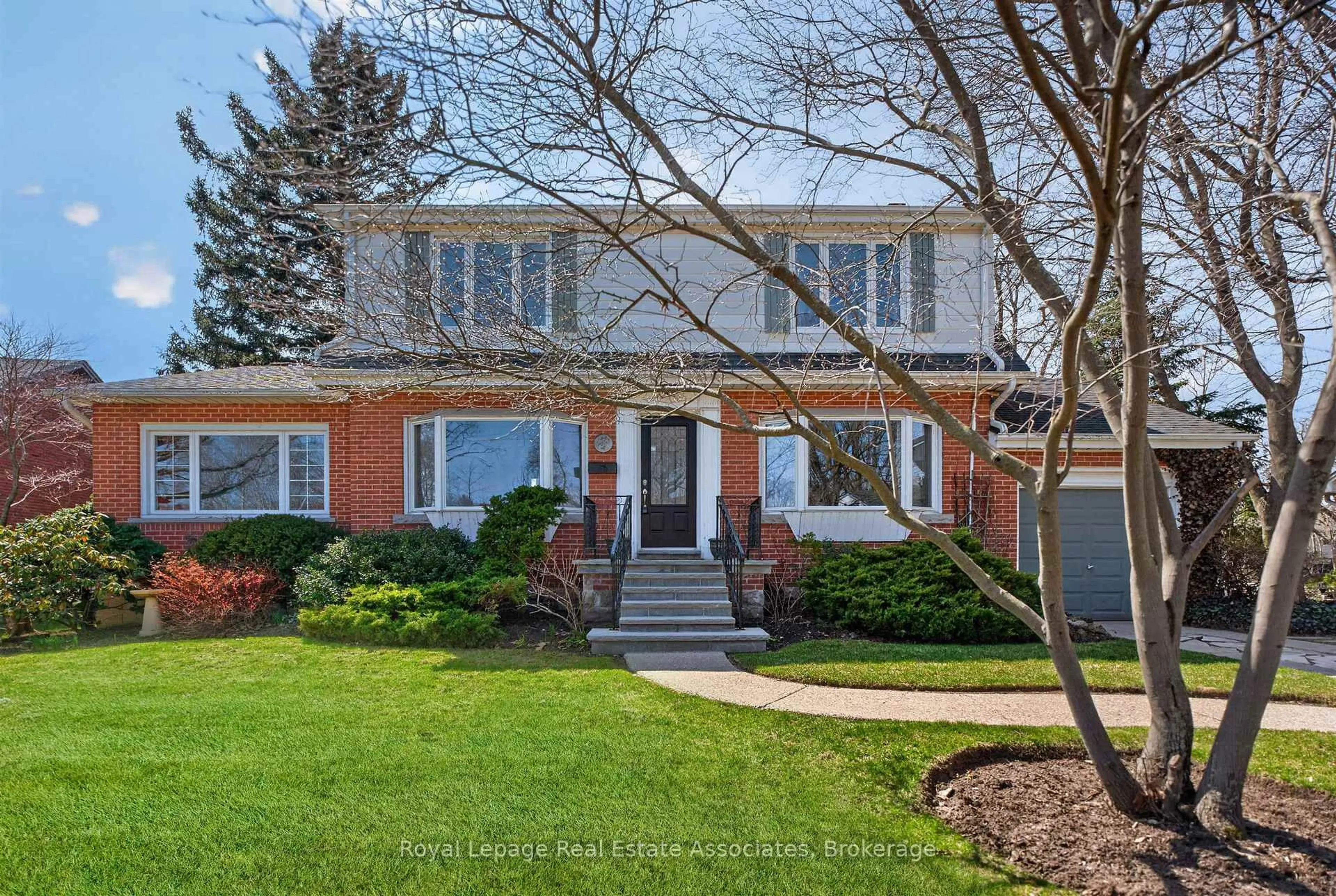 Home with brick exterior material, street for 2079 Deyncourt Dr, Burlington Ontario L7R 1W2