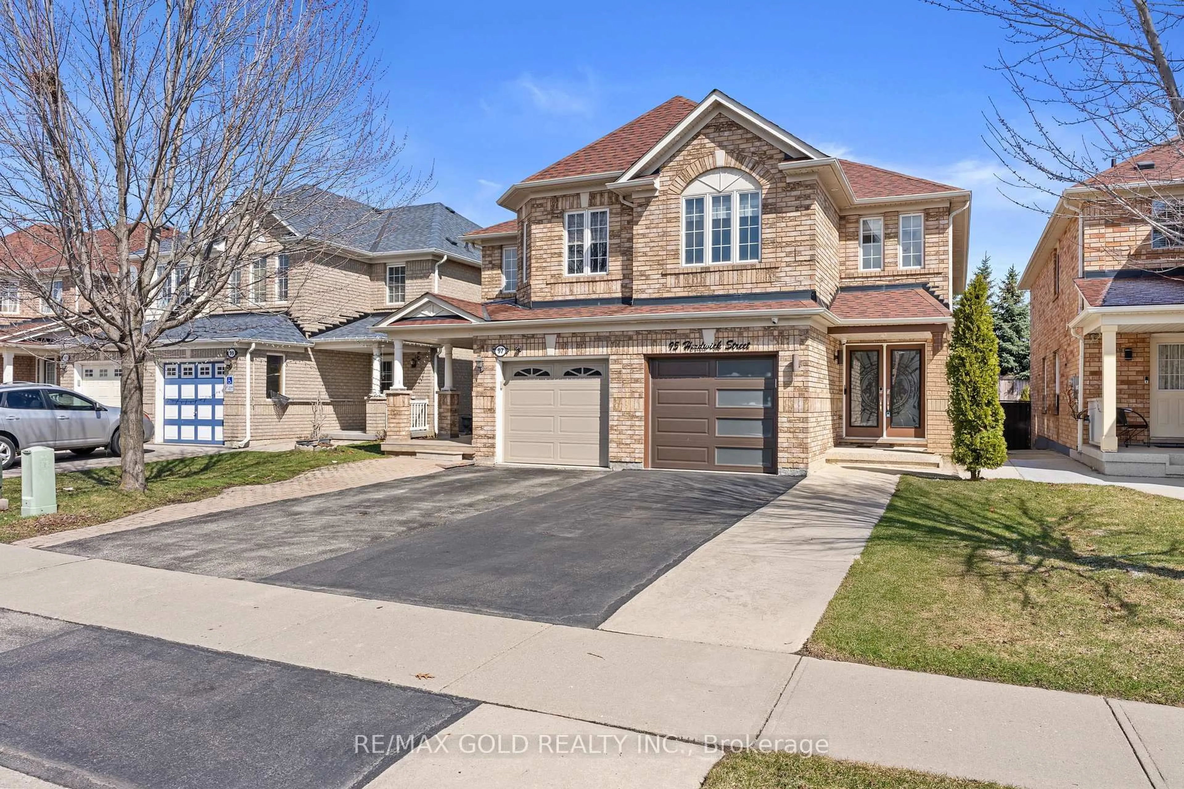 Home with brick exterior material, street for 95 Herdwick St, Brampton Ontario L6S 6L7