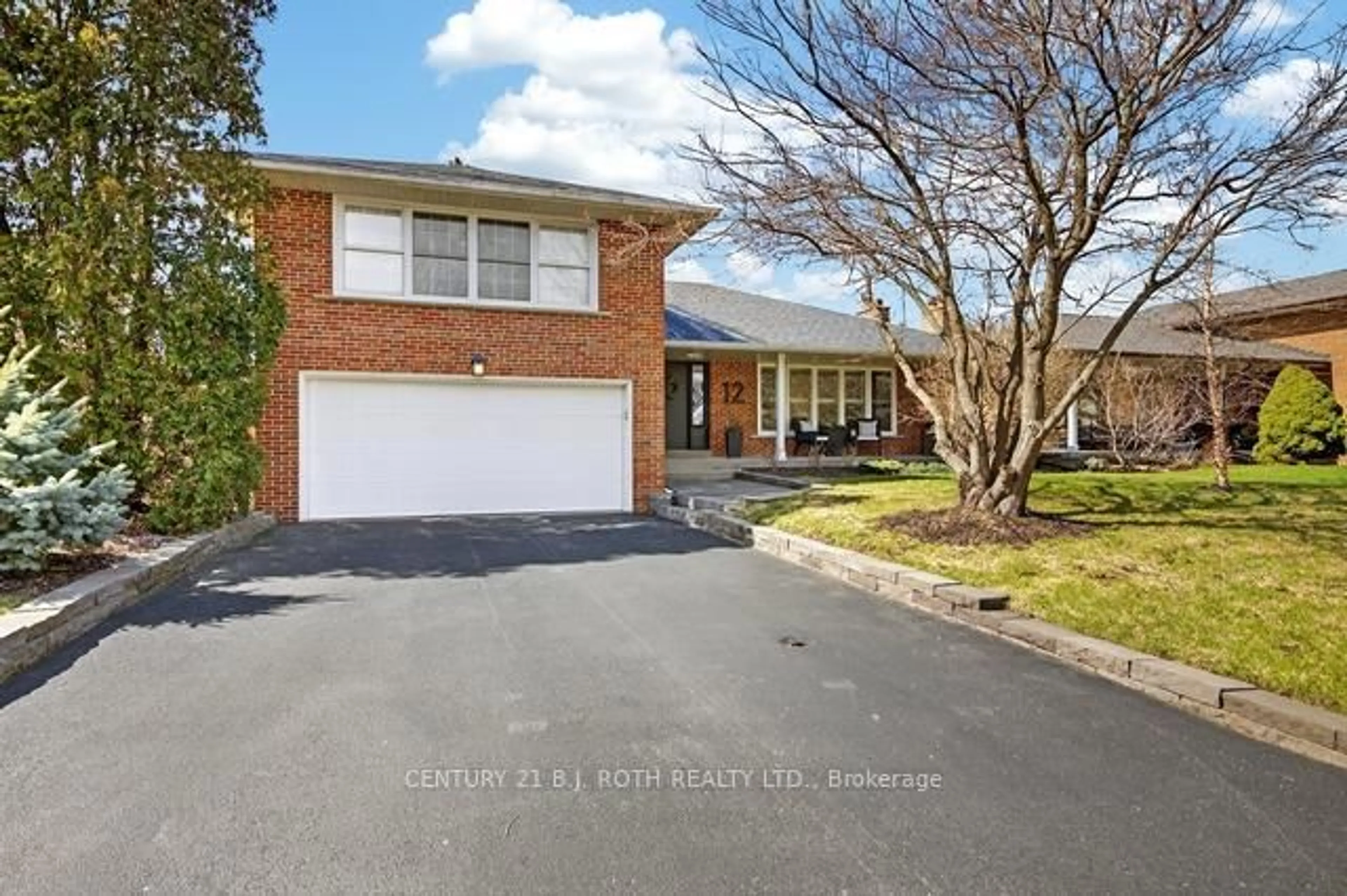 Home with brick exterior material, street for 12 Tallforest Cres, Toronto Ontario M9C 2X2