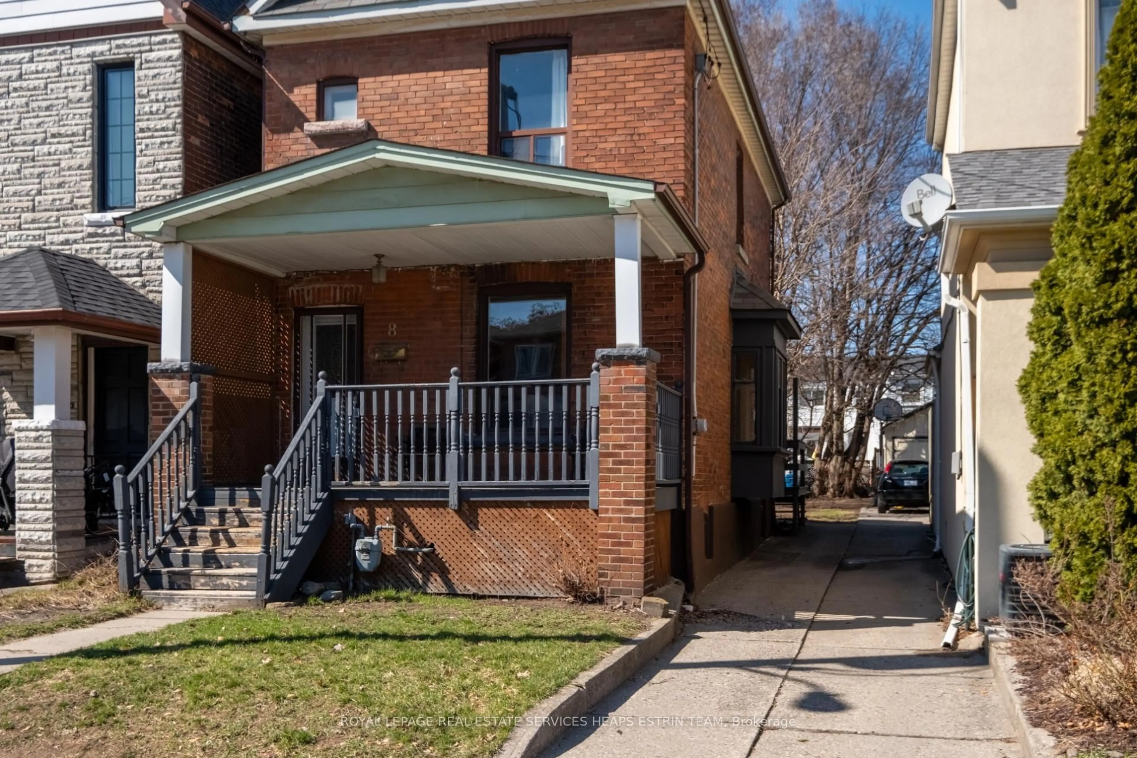 Home with brick exterior material, street for 8 Morland Rd, Toronto Ontario M6S 2M8