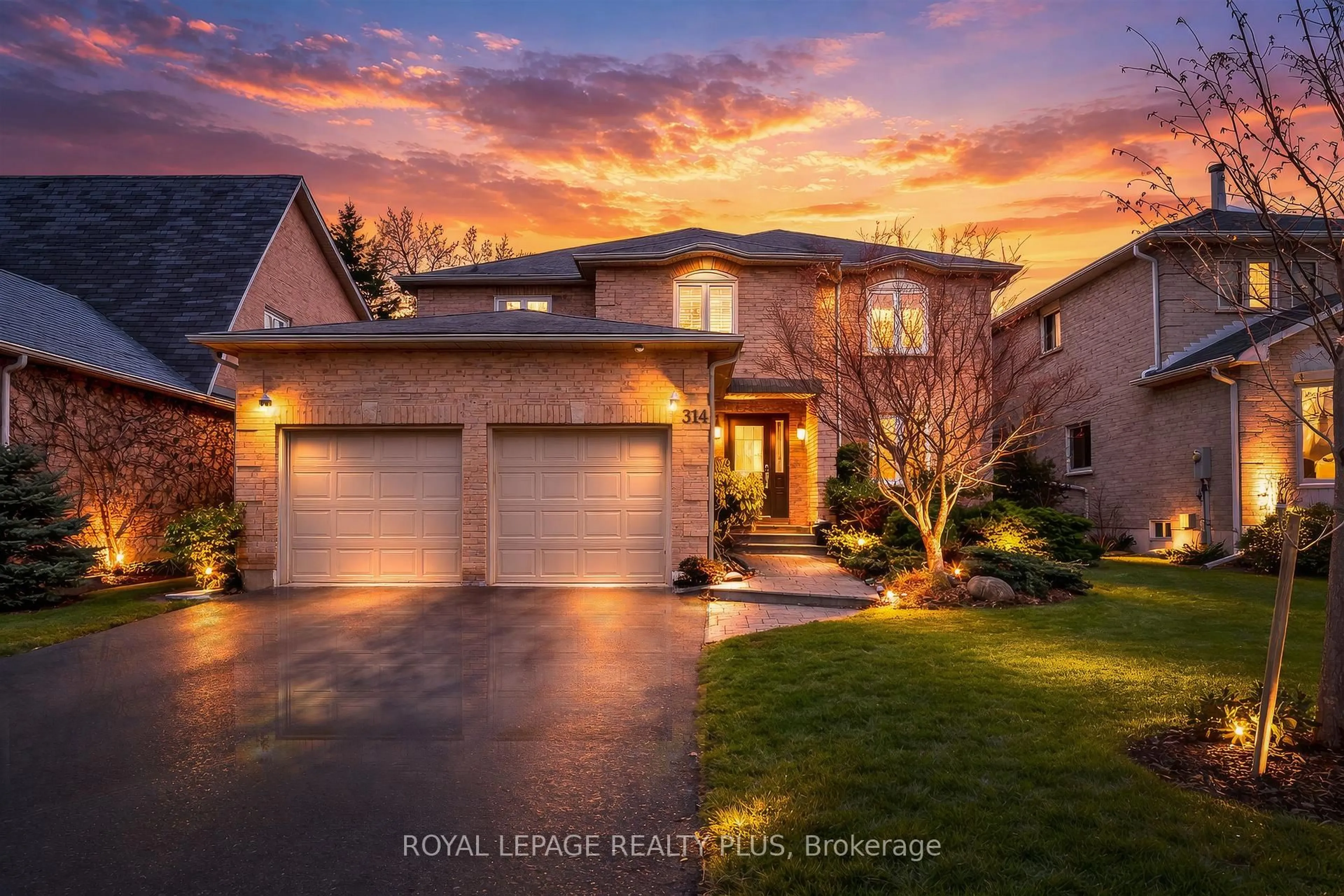 Home with brick exterior material, street for 314 Leacock Ave, Oakville Ontario L6H 5J1