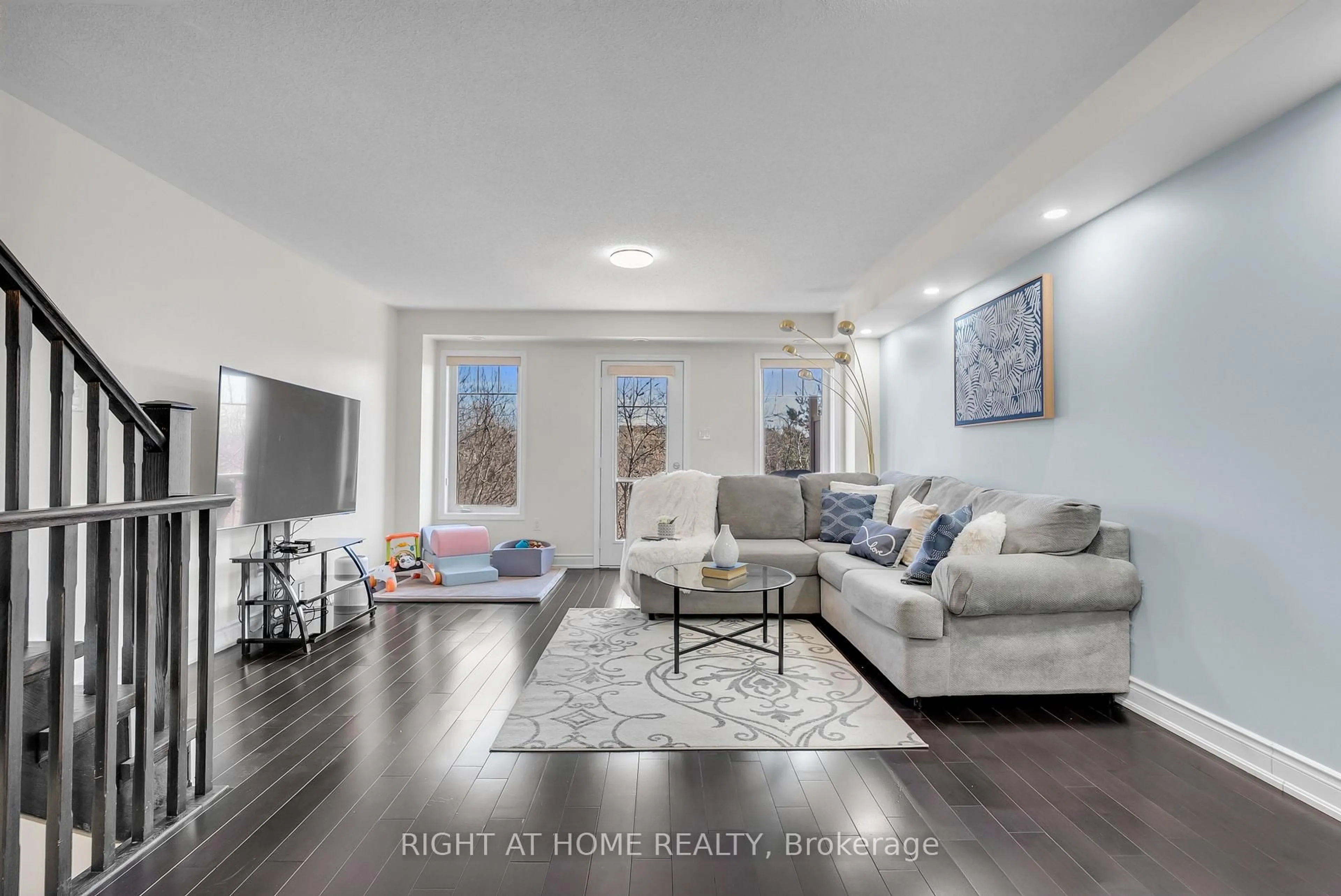 Living room with furniture, unknown for 6020 Derry Rd #54, Milton Ontario L9T 8L6