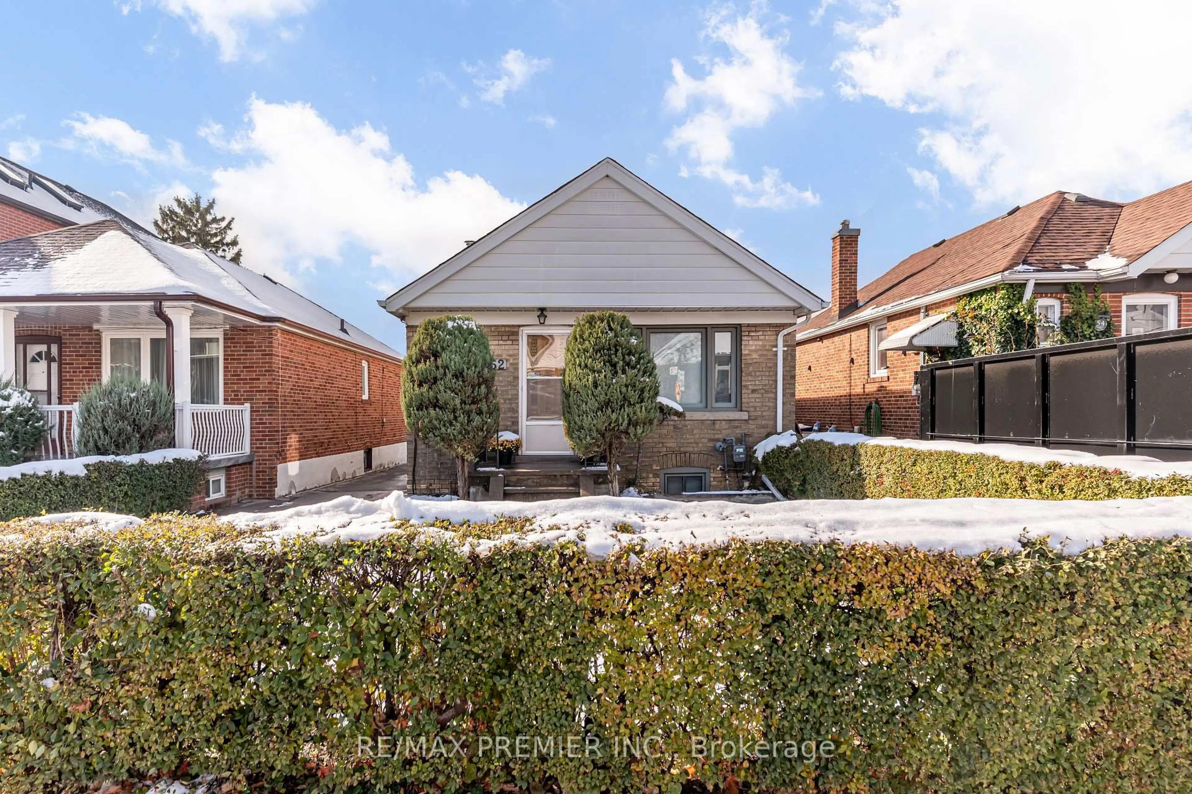 Home with brick exterior material, street for 52 Richardson Ave, Toronto Ontario M6M 3R9