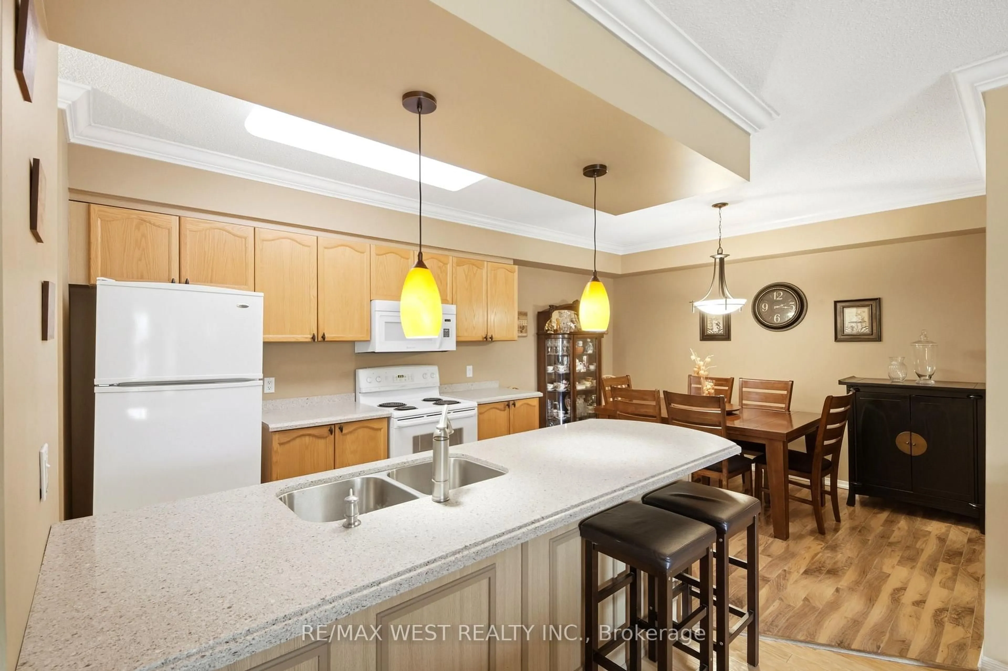 Open concept kitchen, unknown for 24 Chapel St #407, Halton Hills Ontario L7G 6A7