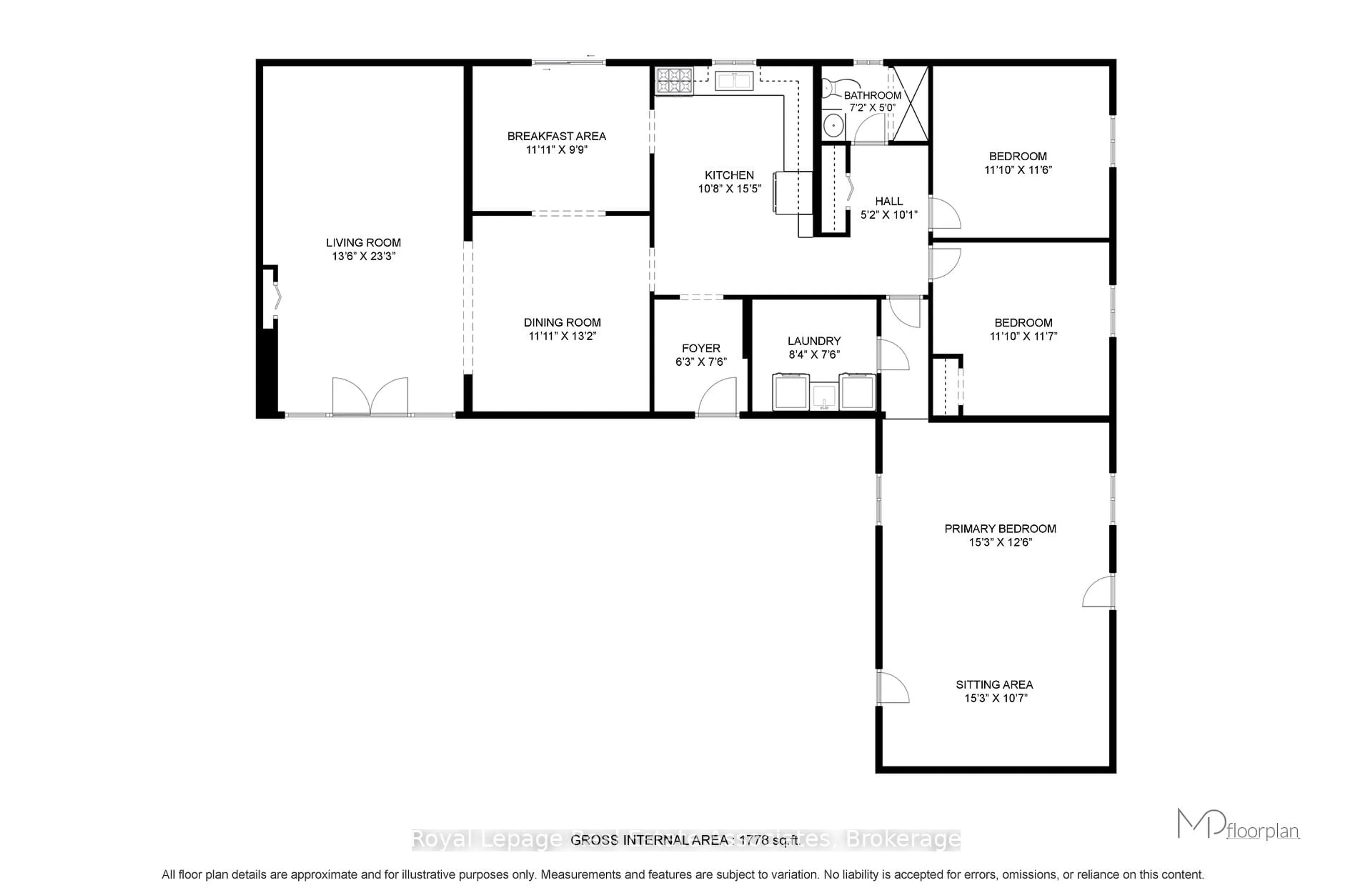 Floor plan for 5327 Eighth Line, Milton Ontario L0P 1E0