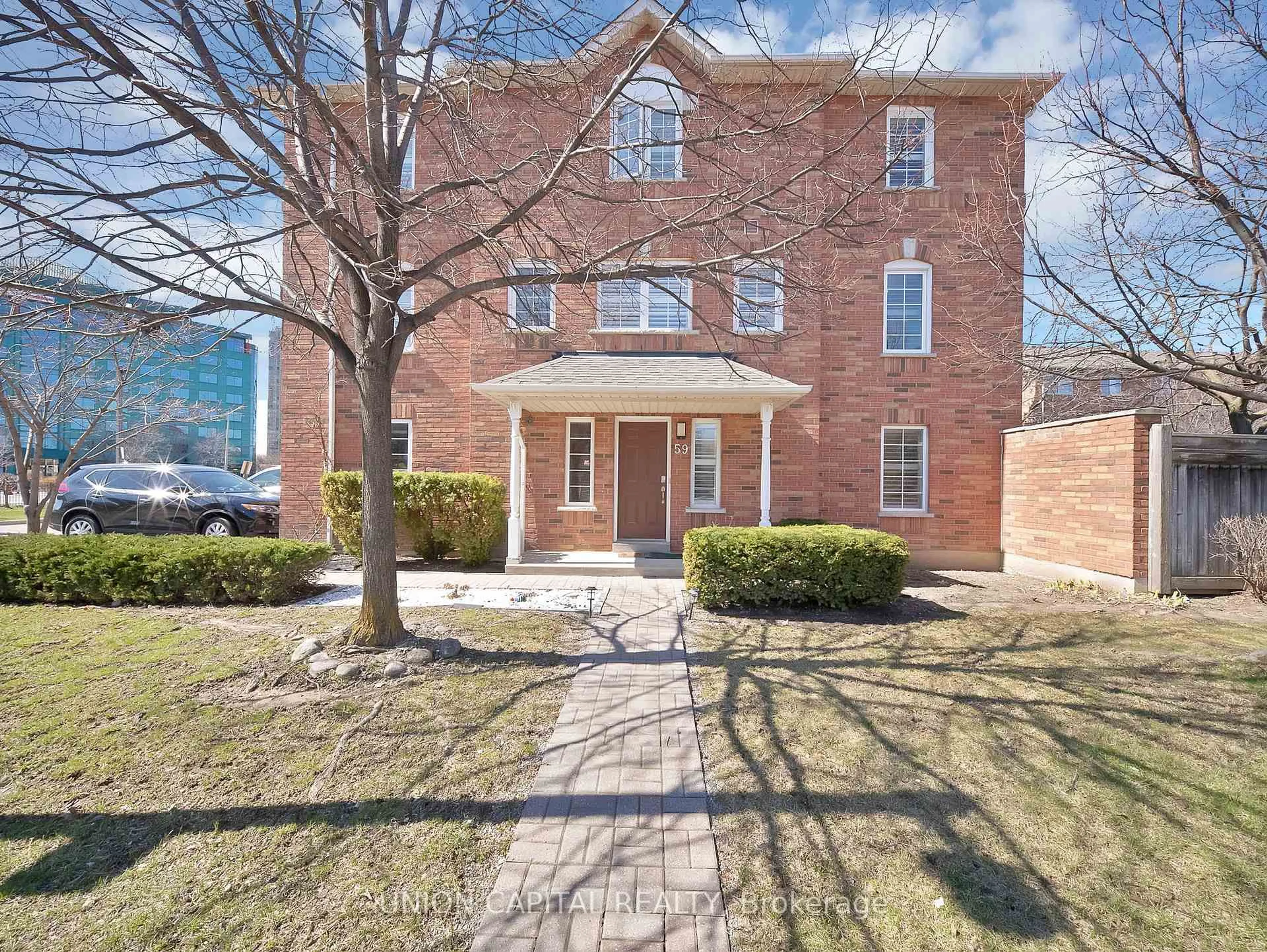 Home with brick exterior material, street for 80 Acorn Pl #59, Mississauga Ontario L4Z 4E1