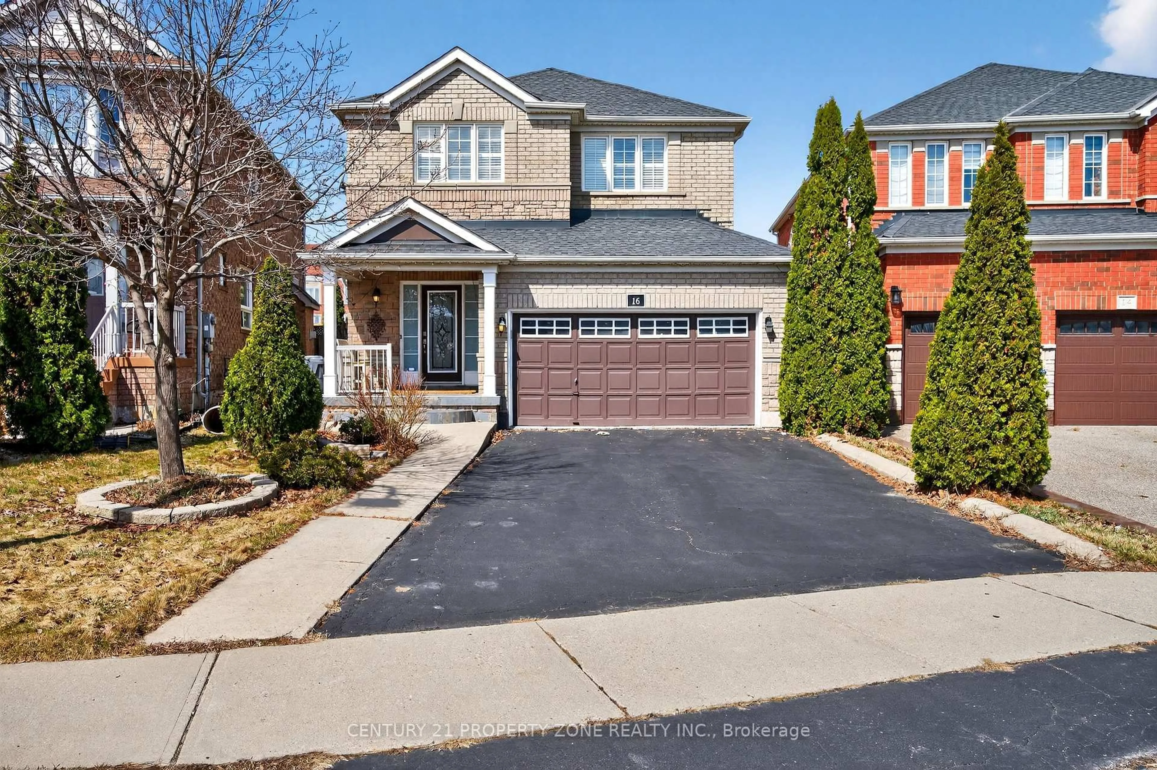 Home with brick exterior material, street for 16 Sweet Clover Cres, Brampton Ontario L6R 3A2
