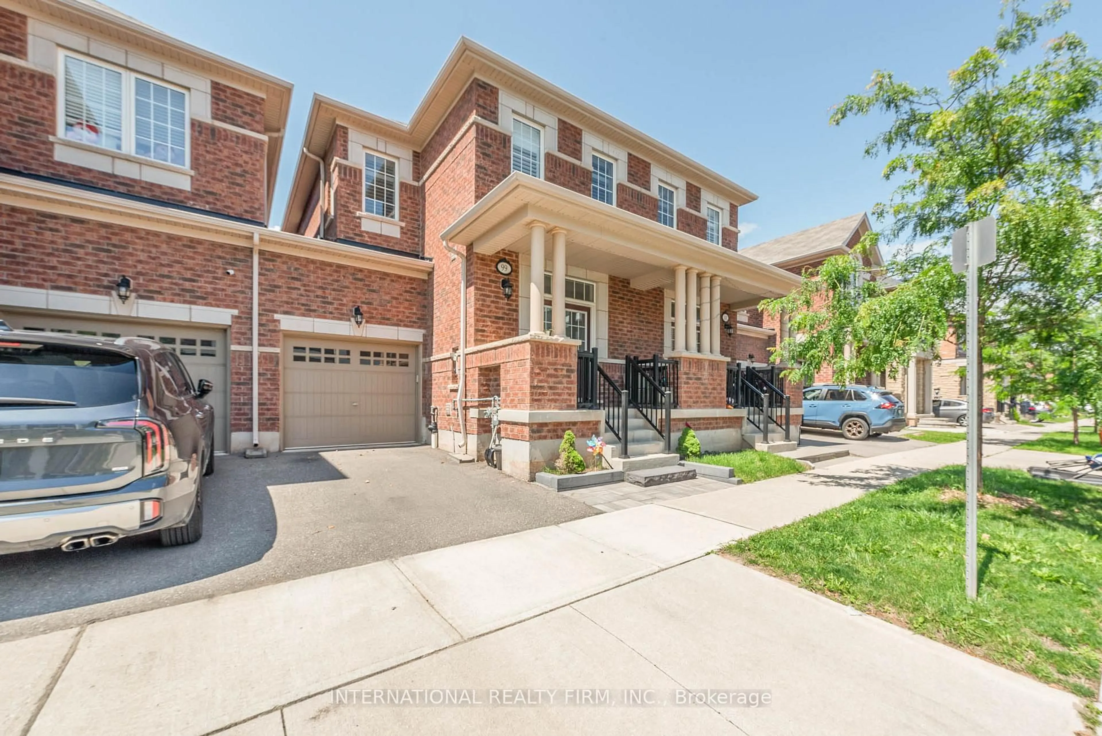 Home with brick exterior material, street for 99 Huguenot Rd, Oakville Ontario L6H 0M3