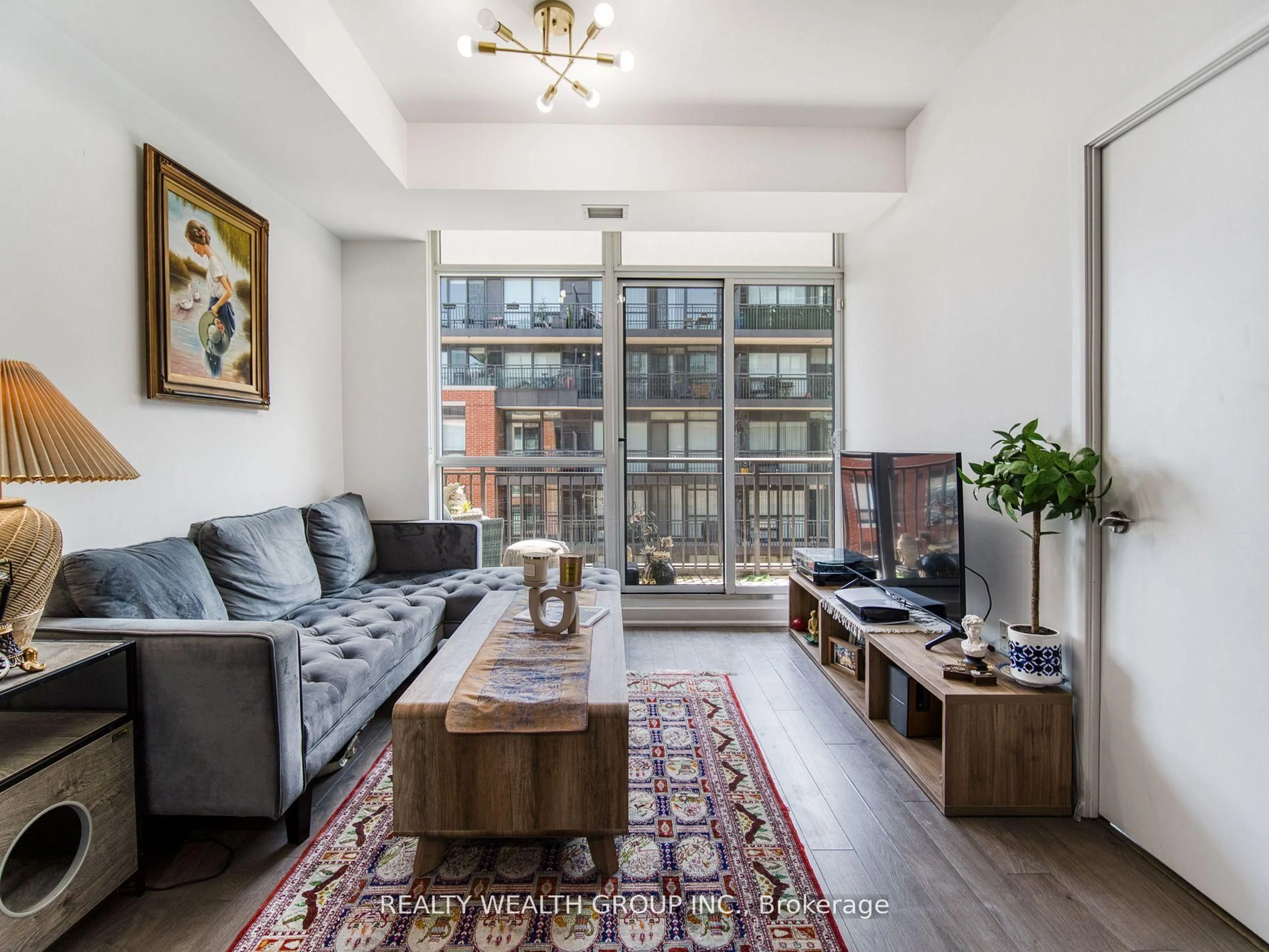 Living room with furniture, unknown for 3091 Dufferin St #610, Toronto Ontario M6A 0C4