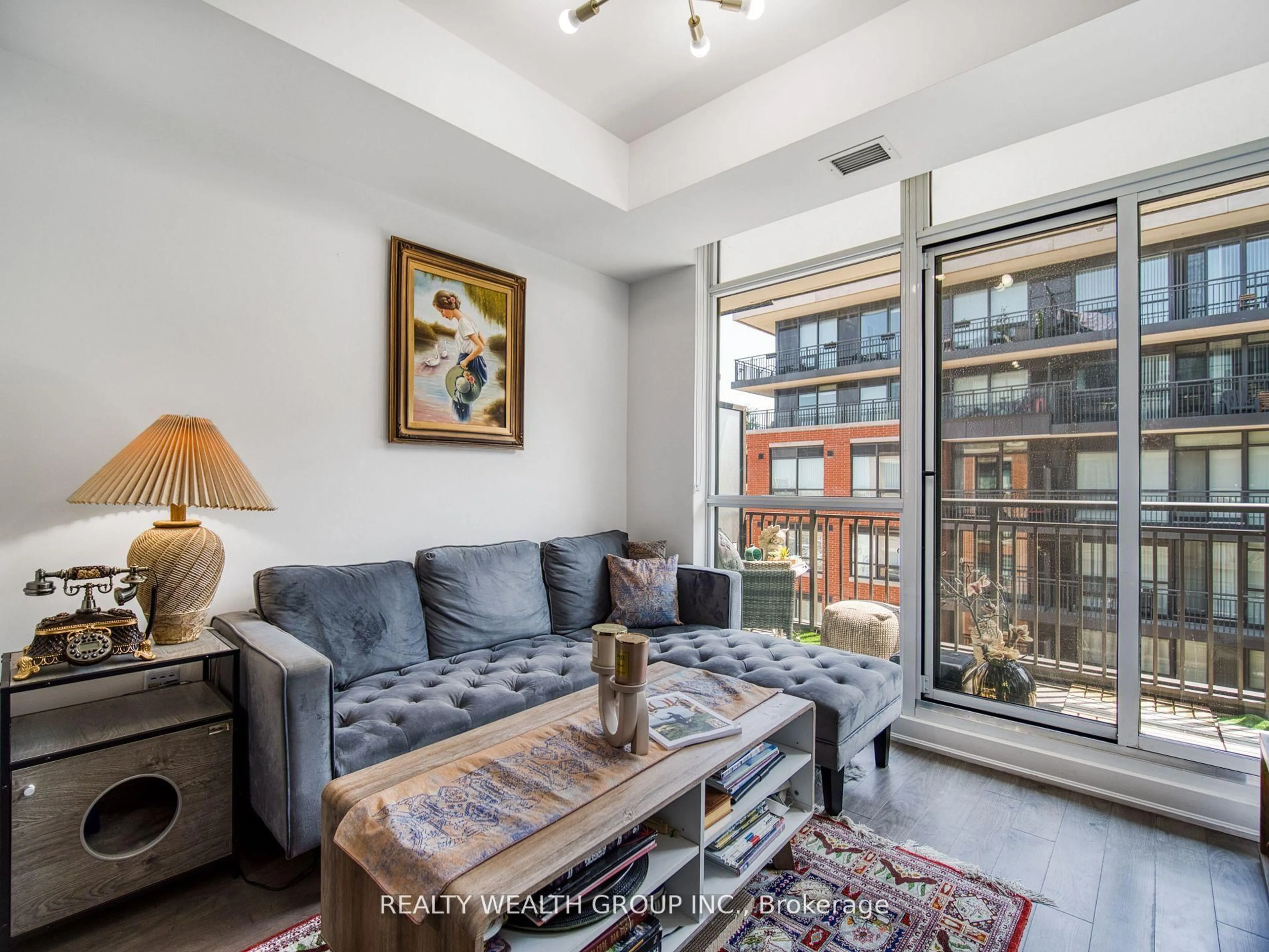 Living room with furniture, unknown for 3091 Dufferin St #610, Toronto Ontario M6A 0C4