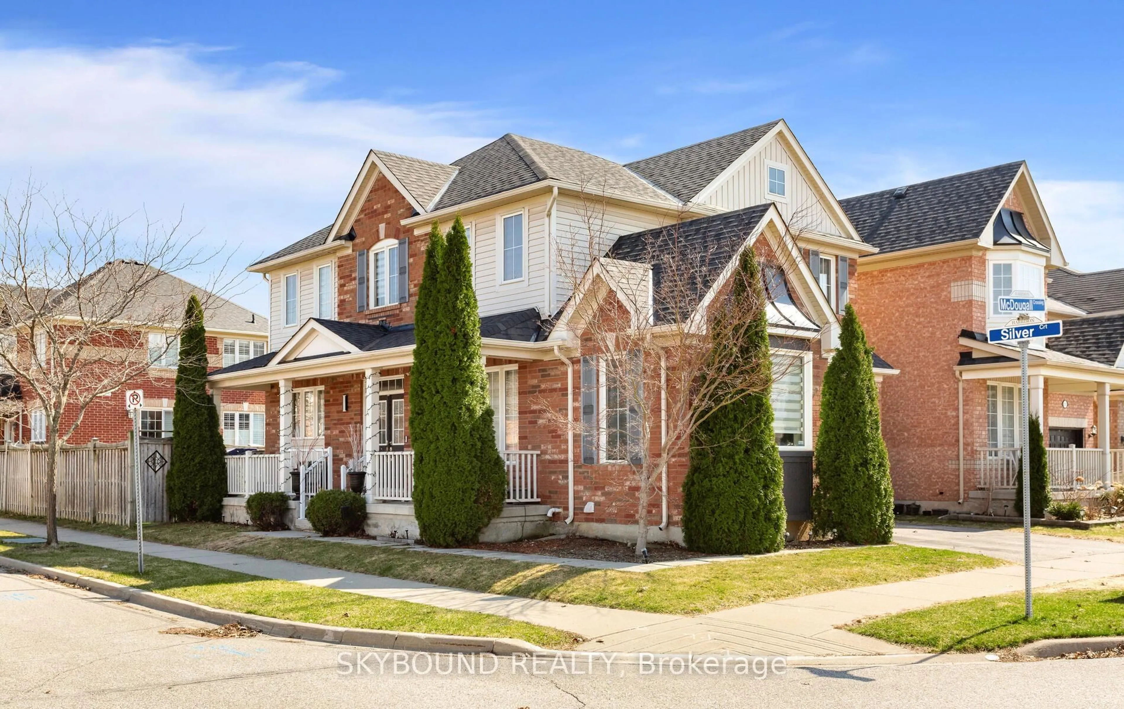 Home with brick exterior material, street for 308 Mcdougall Cross, Milton Ontario L9T 0N6