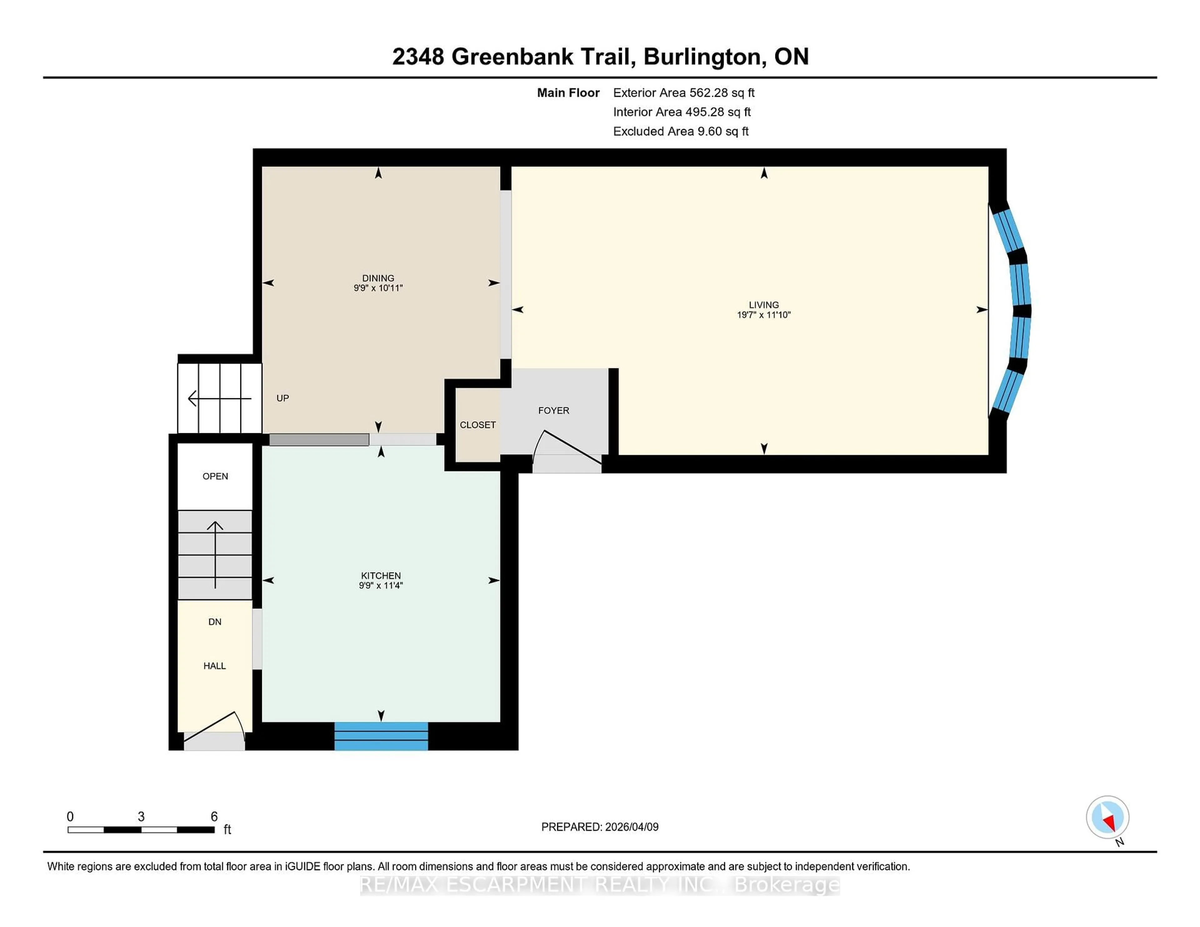 Floor plan for 2348 Greenbank Trail, Burlington Ontario L7P 3S8