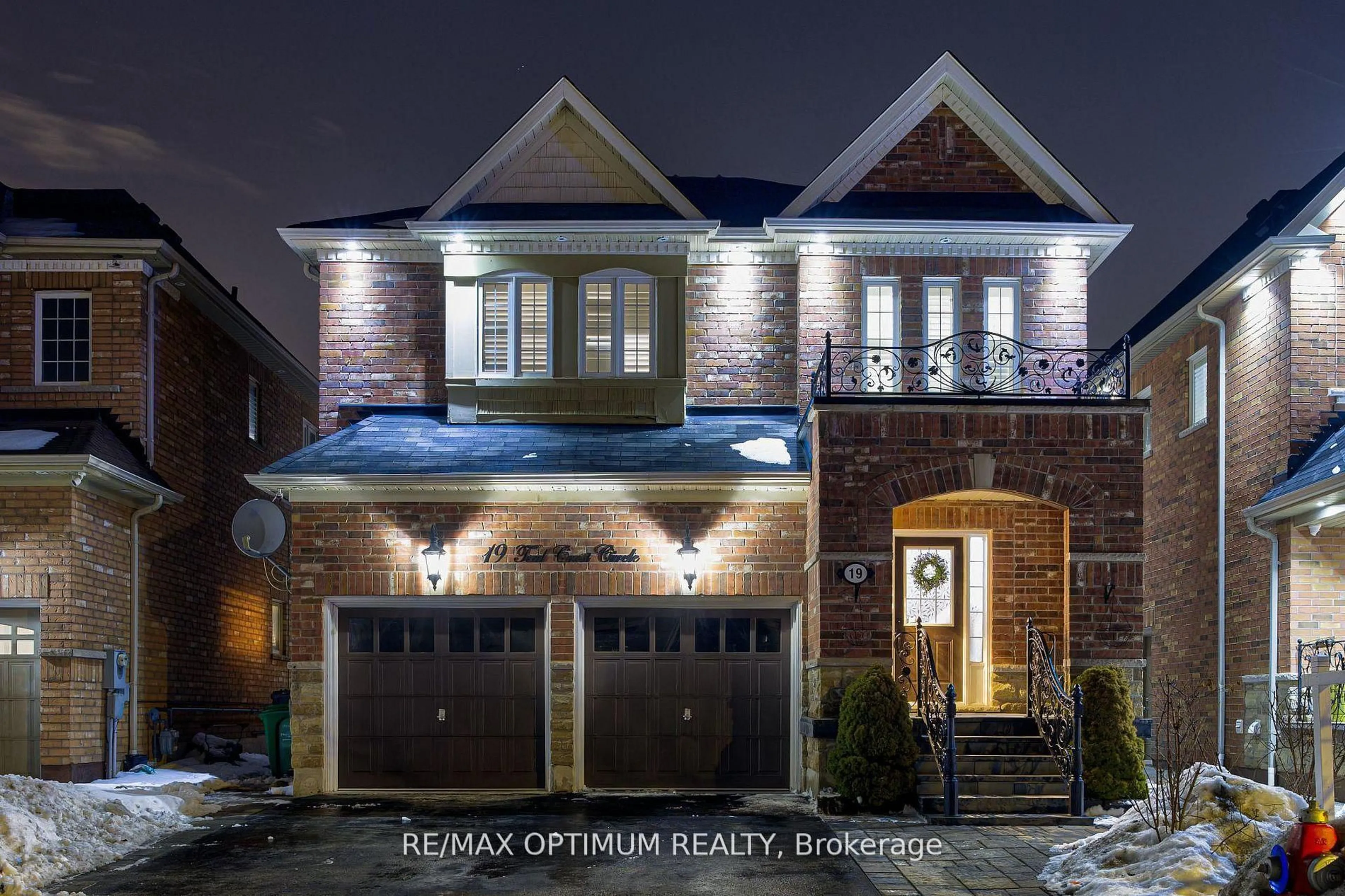 Home with brick exterior material, street for 19 Teal Crest Circ, Brampton Ontario L6X 2Z6