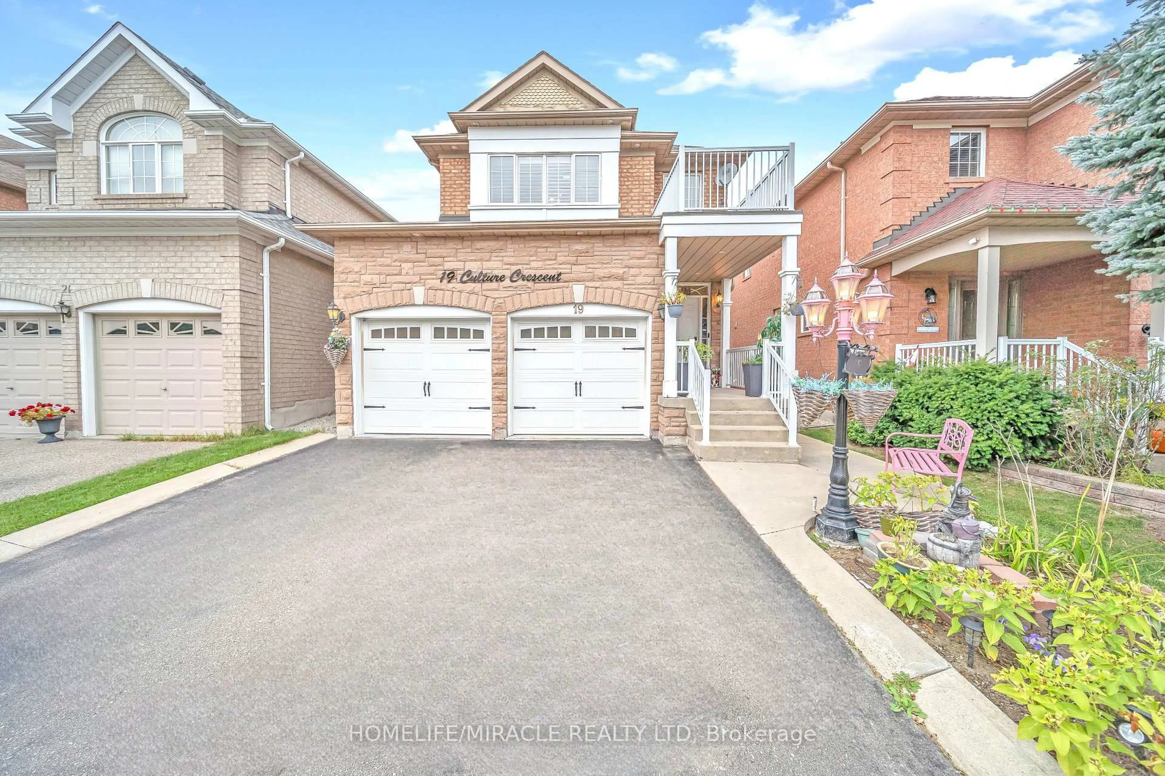 Home with brick exterior material, street for 19 Culture Cres, Brampton Ontario L6X 4V4