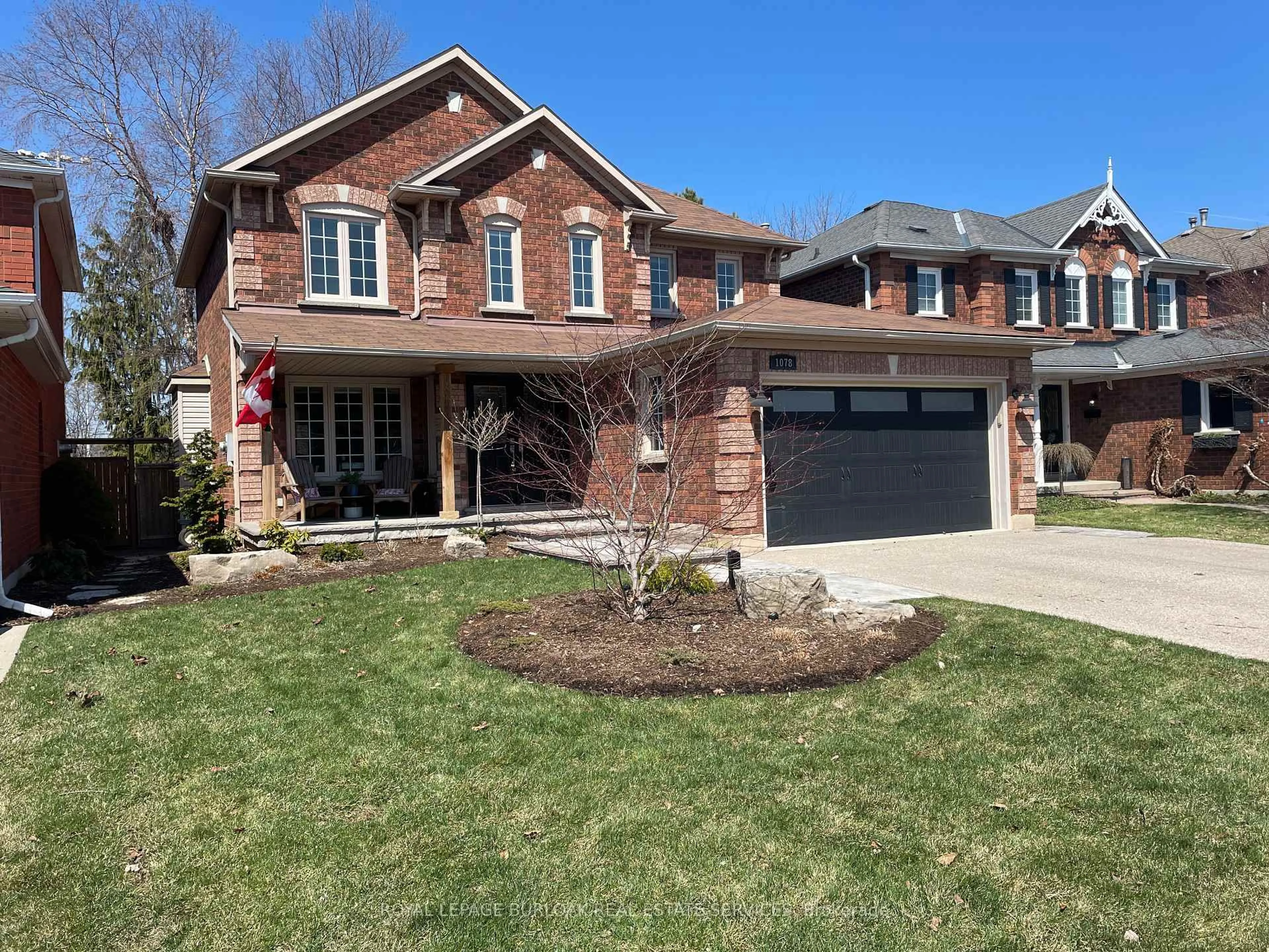 Home with brick exterior material, street for 1078 Augustus Dr, Burlington Ontario L7S 2L1