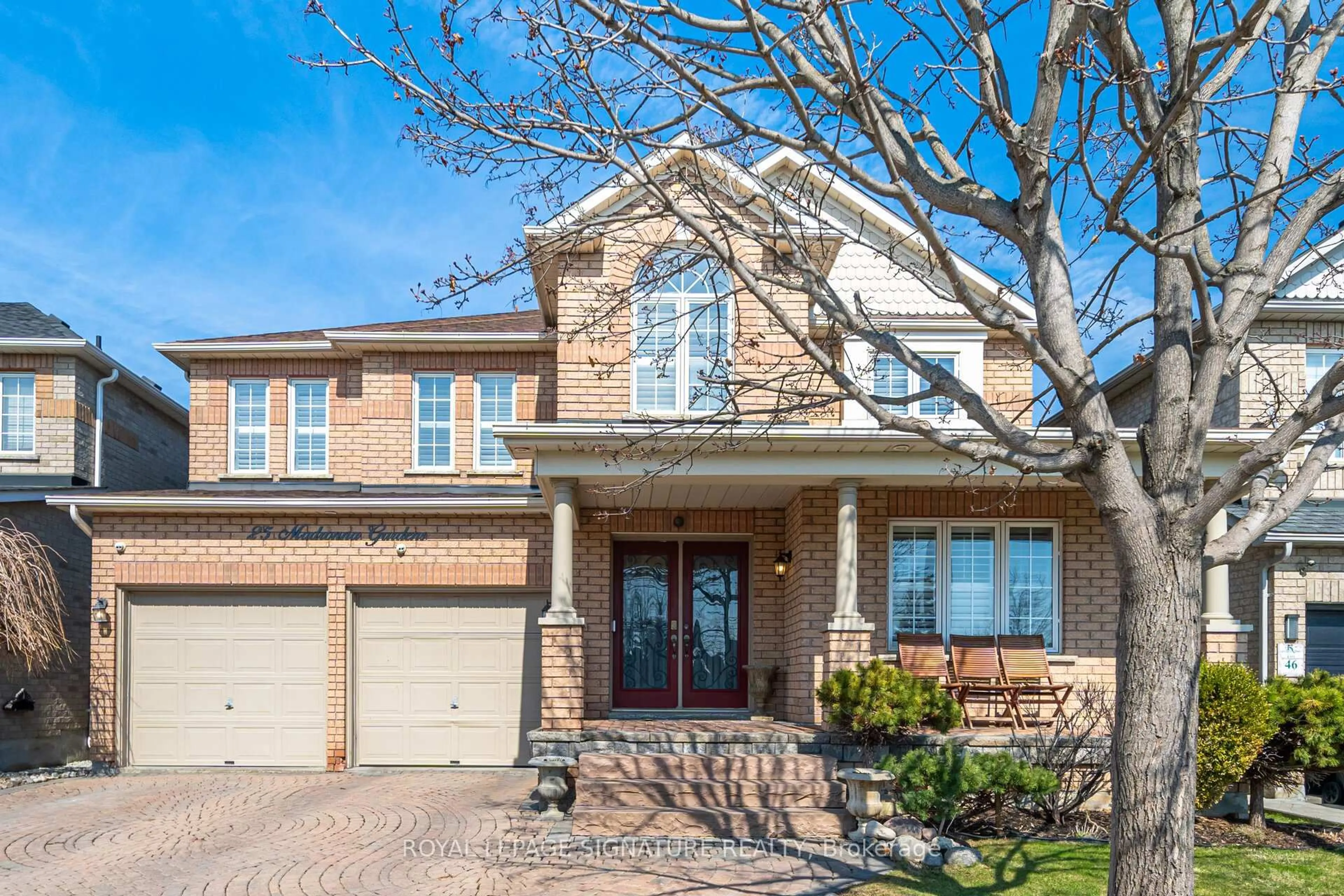 Home with brick exterior material, street for 25 Madronna Gdns, Brampton Ontario L7A 2V9