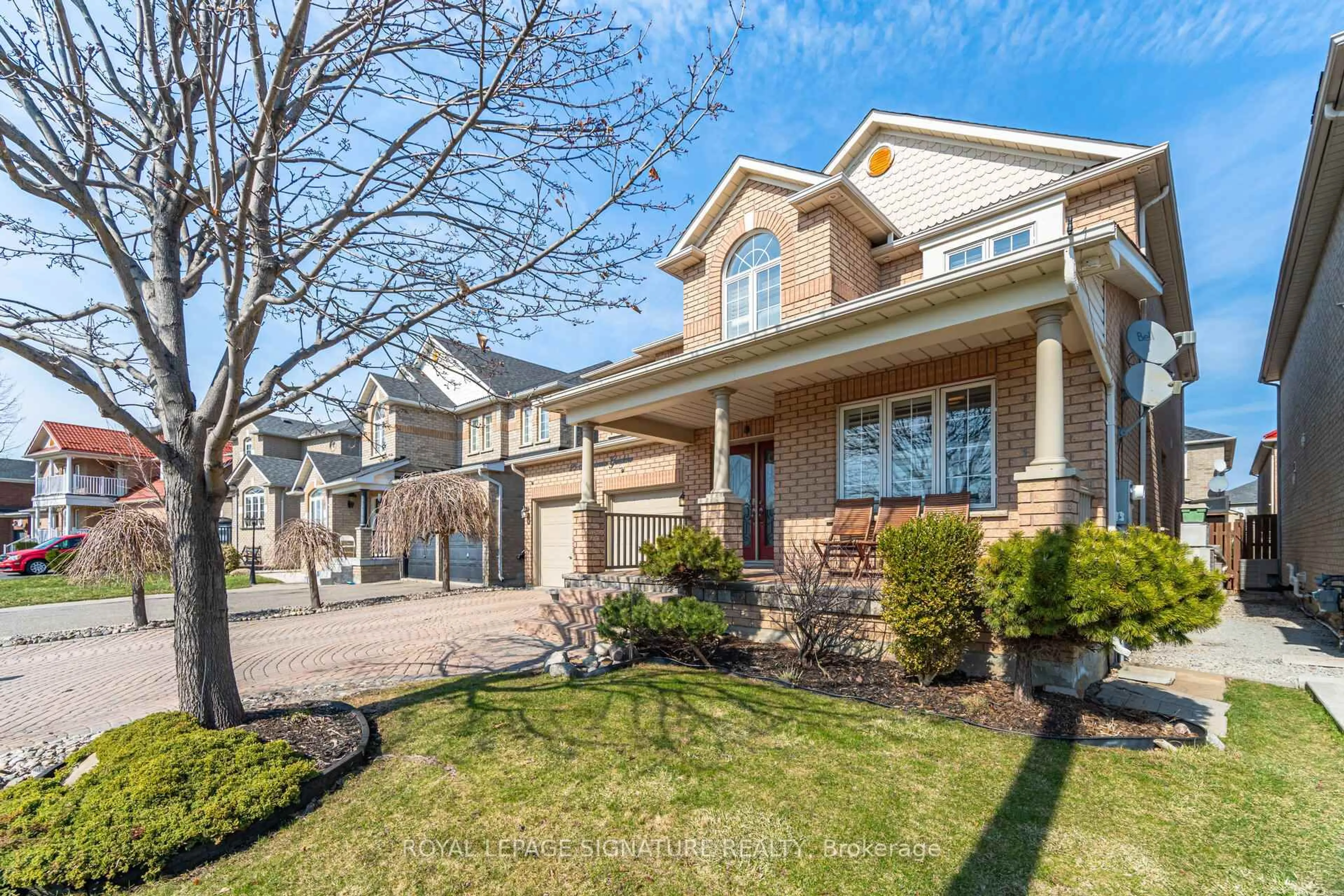 Home with brick exterior material, street for 25 Madronna Gdns, Brampton Ontario L7A 2V9