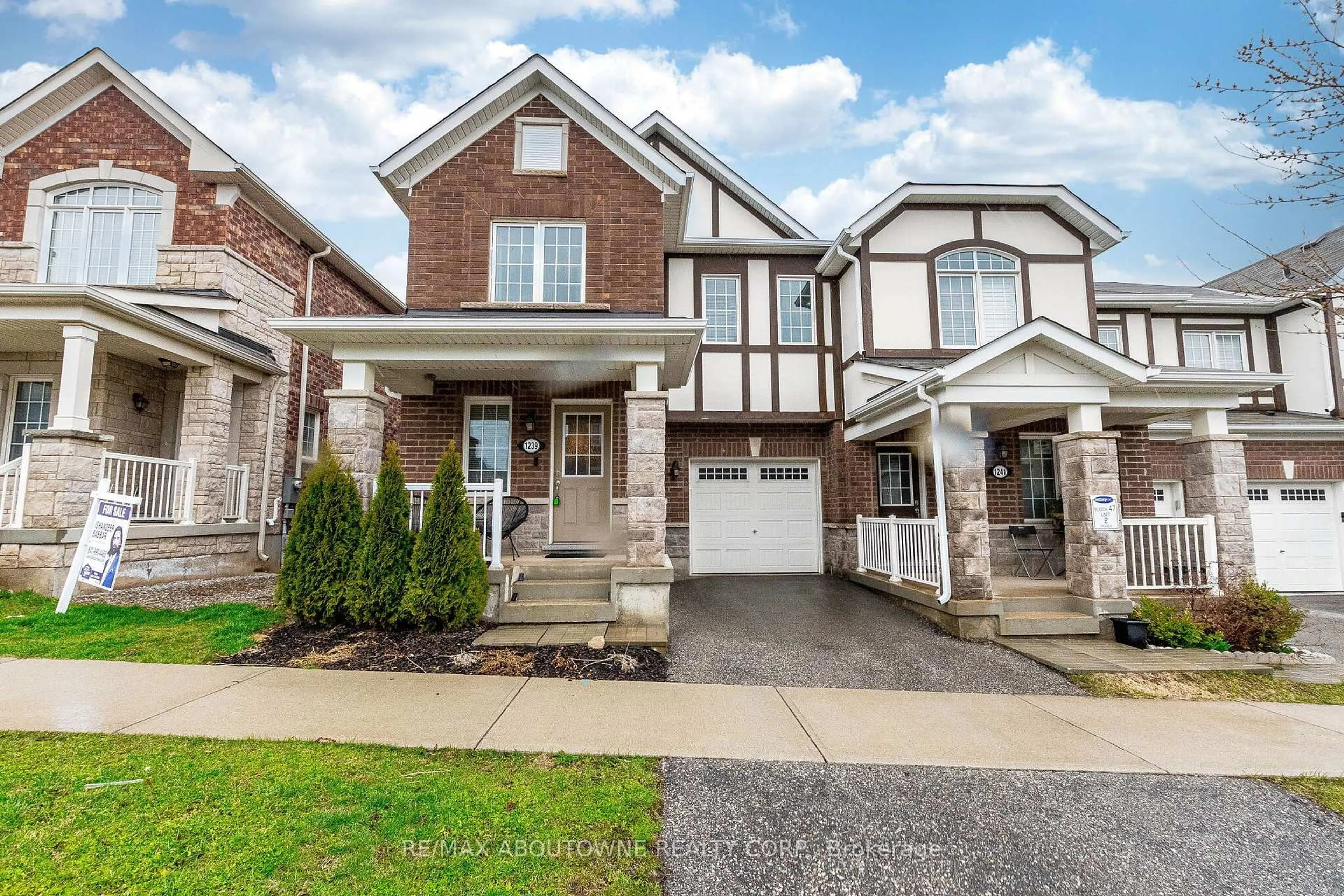 Home with brick exterior material, street for 1239 Mulroney Hts, Milton Ontario L9E 1G1