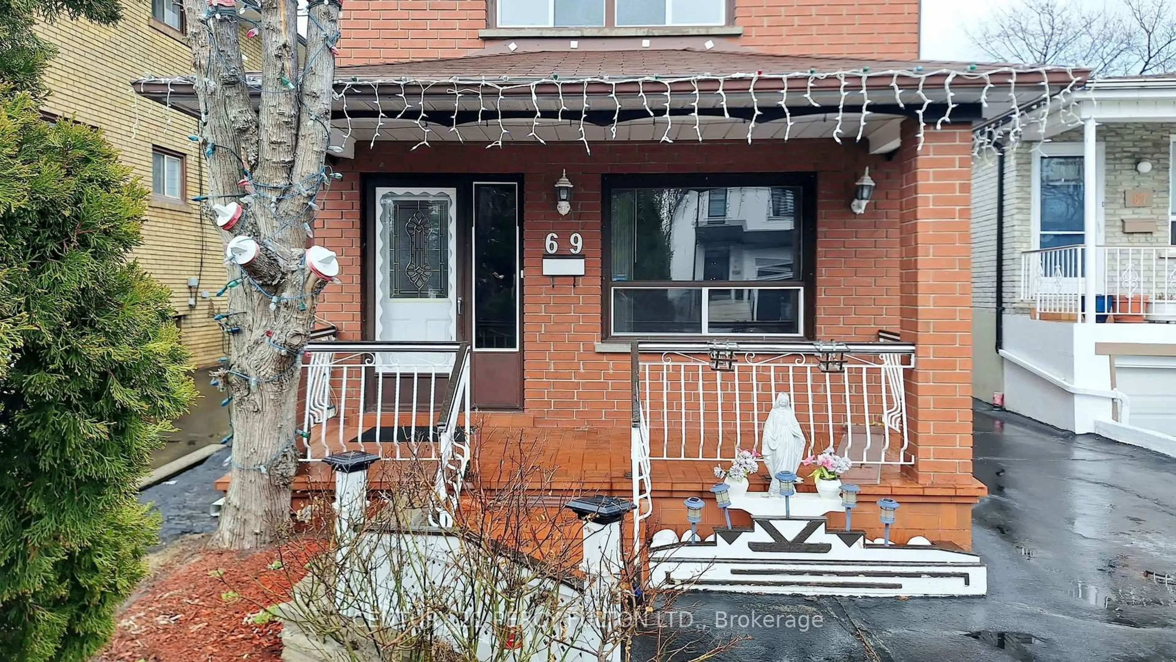 Home with brick exterior material, street for 69 Twenty Fourth St, Toronto Ontario M8V 3N7