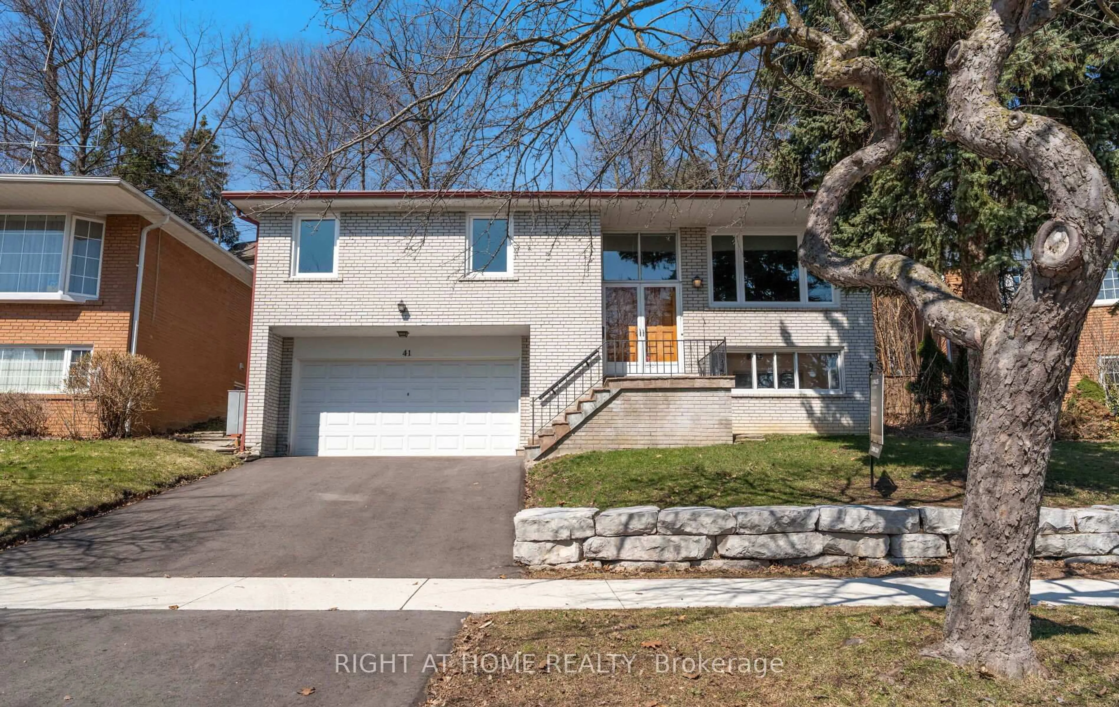 Home with brick exterior material, street for 41 Knoll Dr, Toronto Ontario M9A 4G9