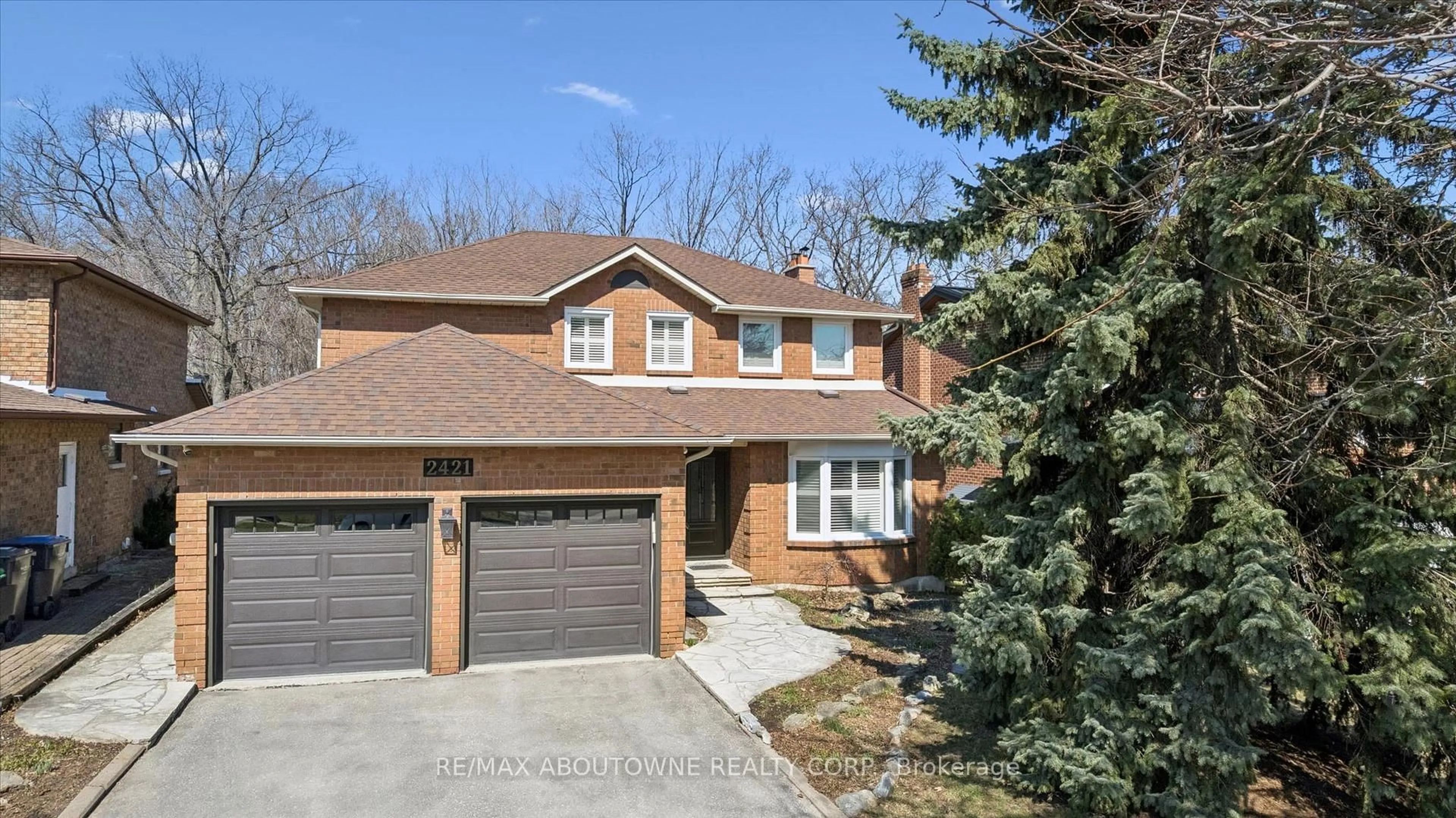 Home with brick exterior material, street for 2421 Hargood Pl, Mississauga Ontario L5M 3G6