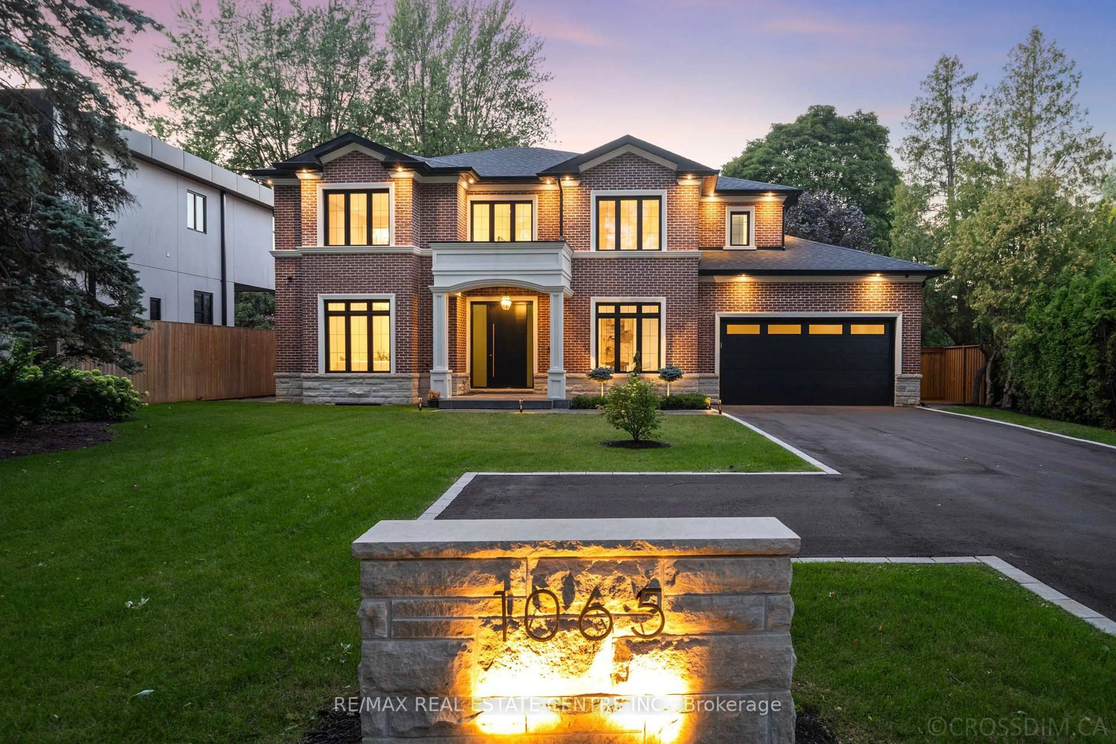 Home with brick exterior material, street for 1065 Rebecca St, Oakville Ontario L6L 1Y6