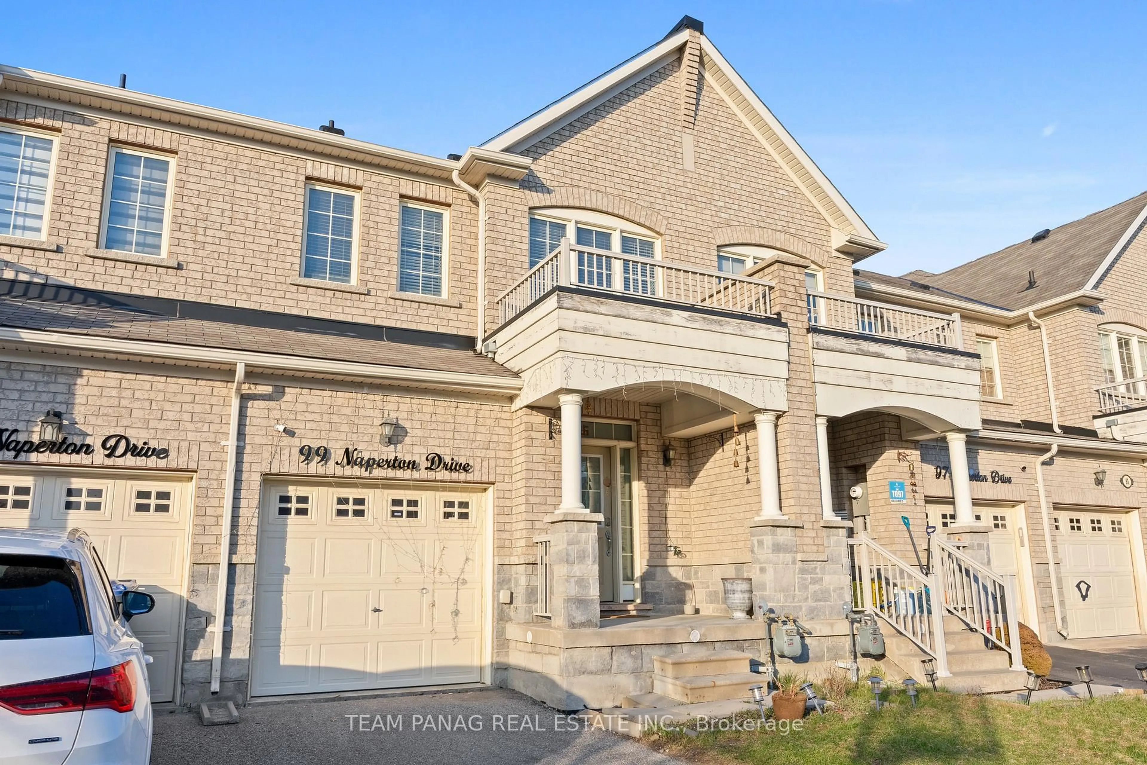 Home with brick exterior material, street for 99 Naperton Dr, Brampton Ontario L6R 3N5