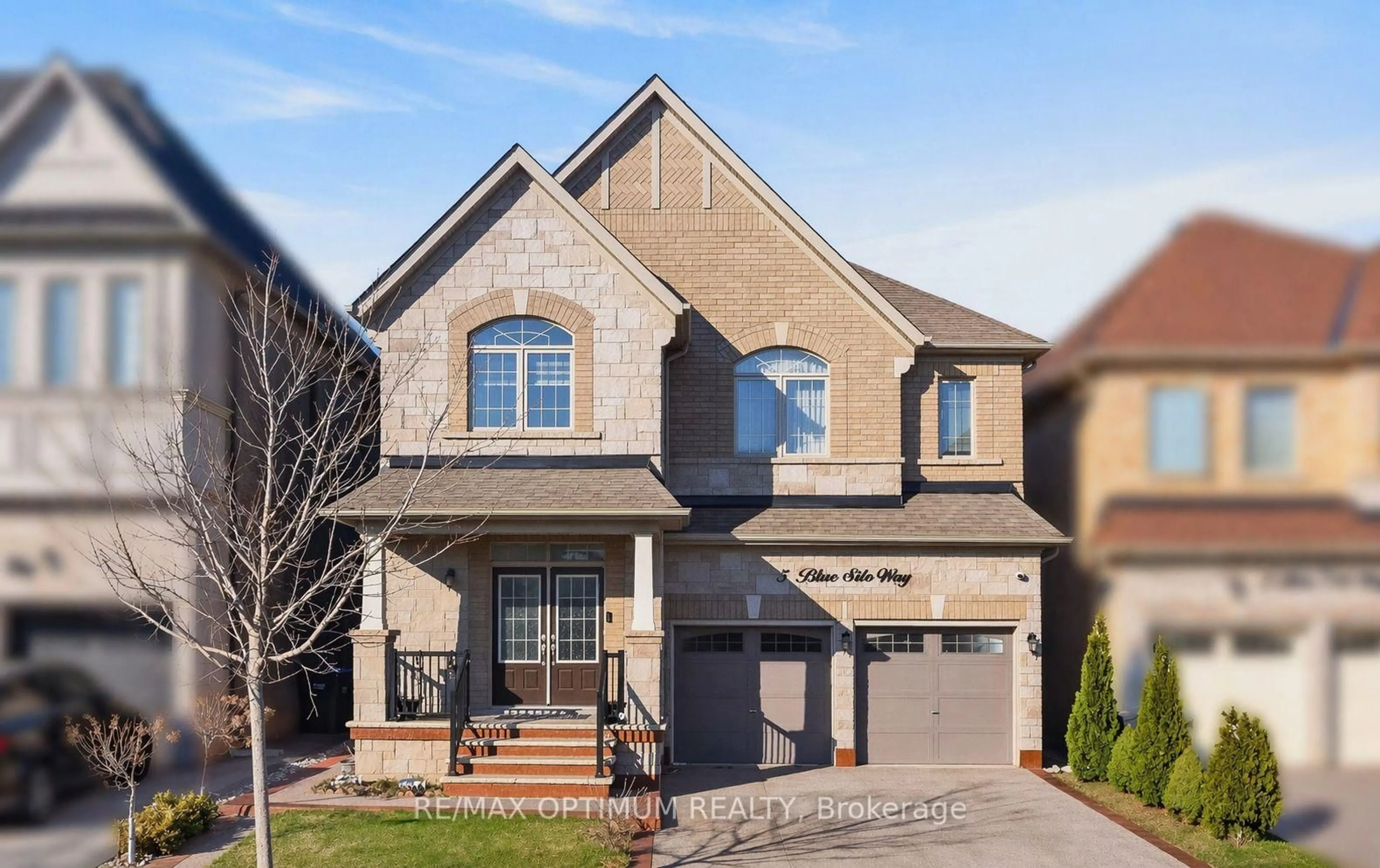 Home with brick exterior material, street for 5 Blue Silo Way, Brampton Ontario L6X 5P5