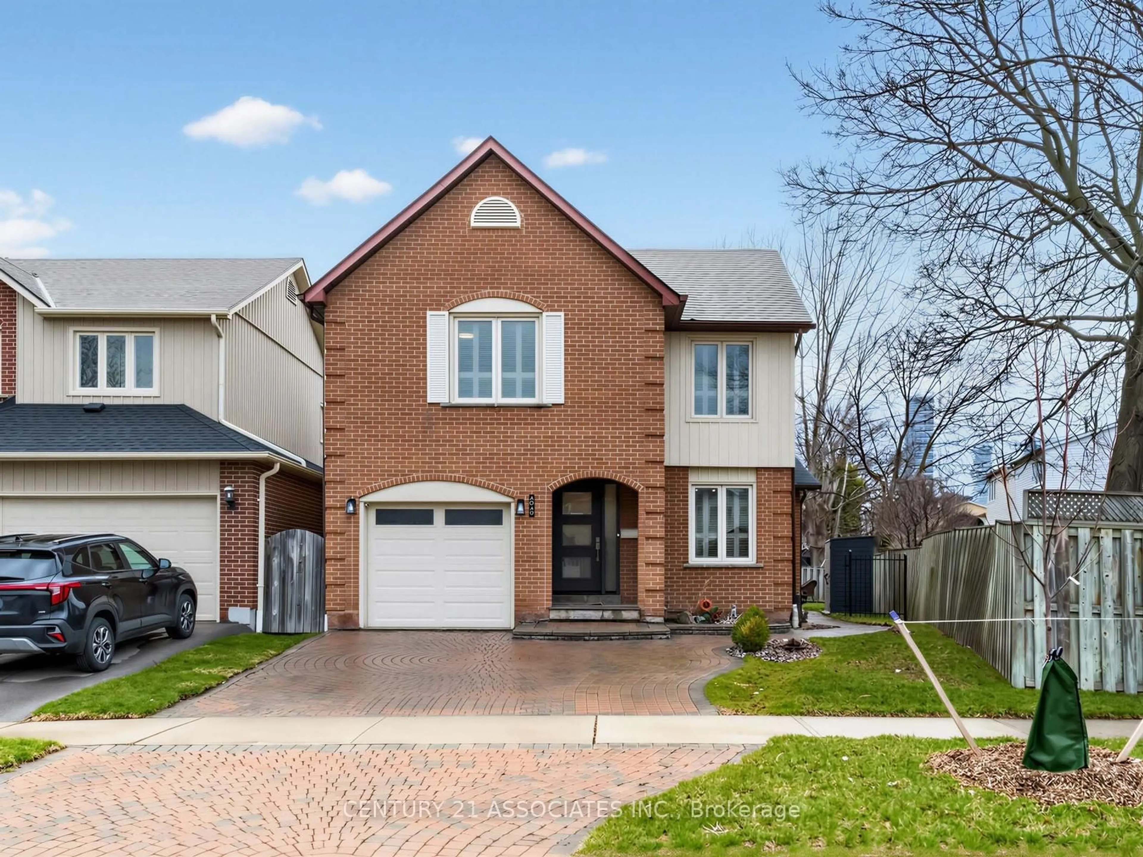 Home with brick exterior material, street for 4049 Teakwood Dr, Mississauga Ontario L5C 3L2