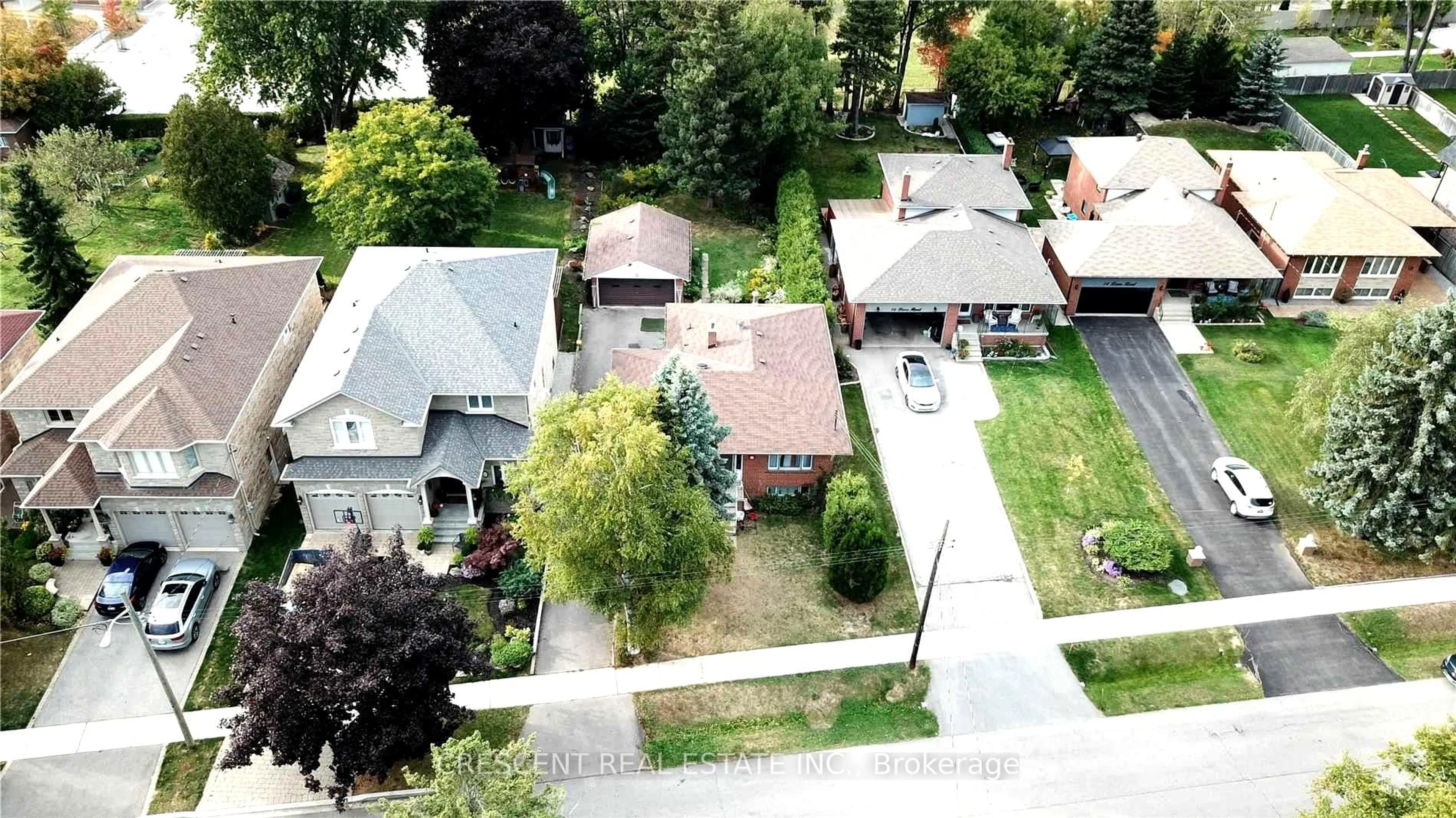 A pic from outside/outdoor area/front of a property/back of a property/a pic from drone, street for 18 Laver Rd, Toronto Ontario M9C 3K5