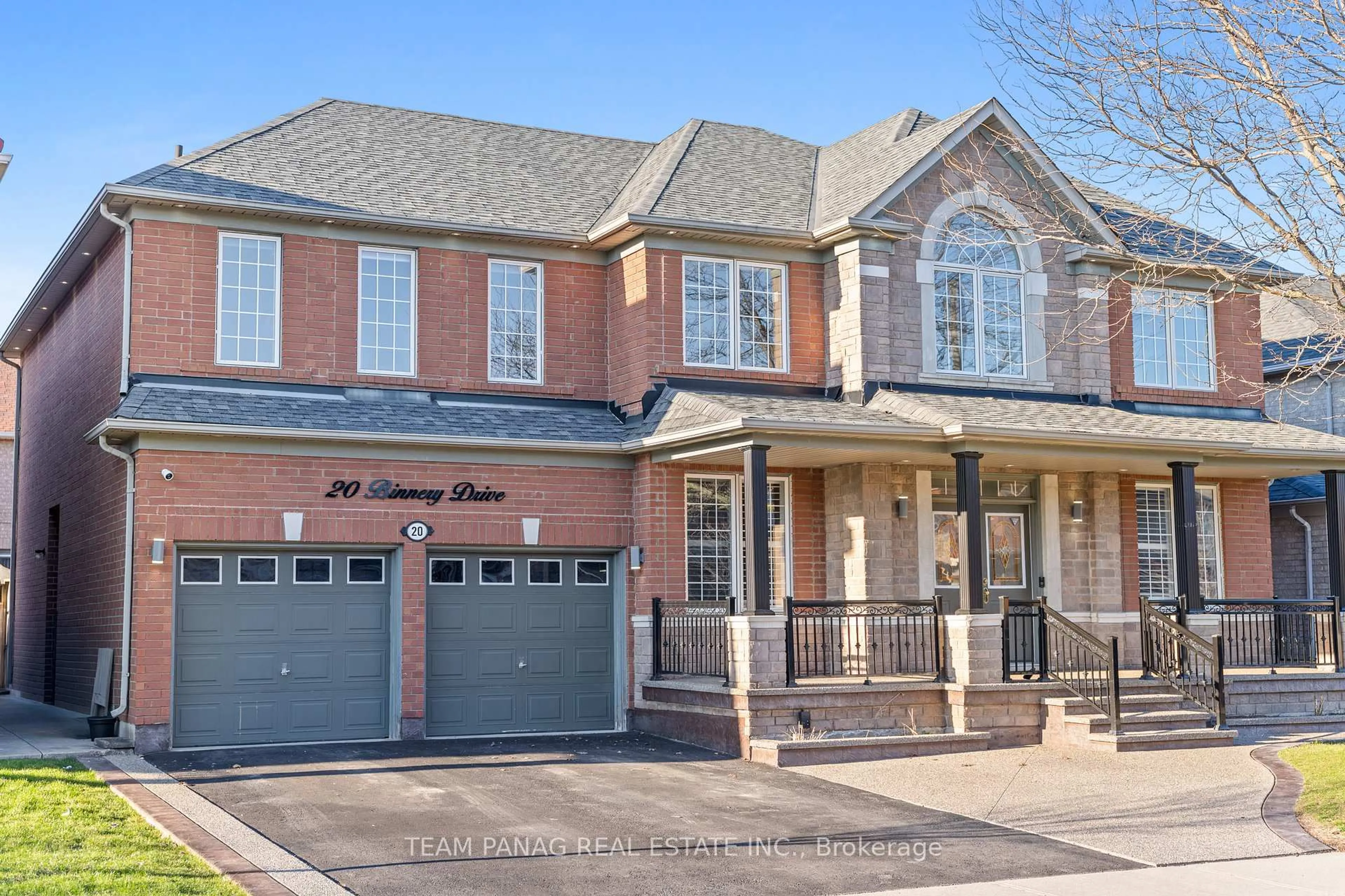 Home with brick exterior material, street for 20 Binnery Dr, Brampton Ontario L6P 1A3