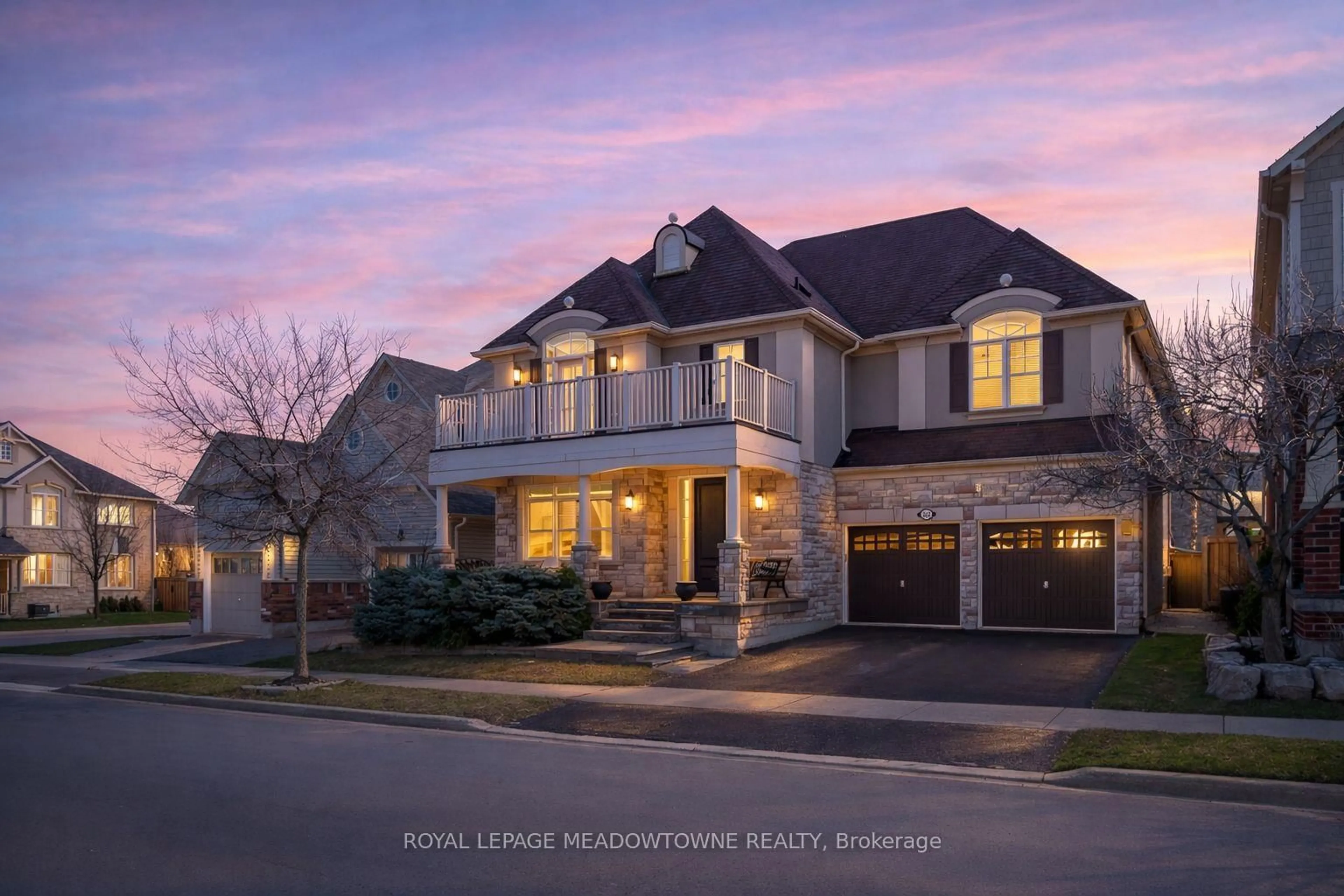 Home with brick exterior material, street for 352 Peregrine Way, Milton Ontario L9T 7N9