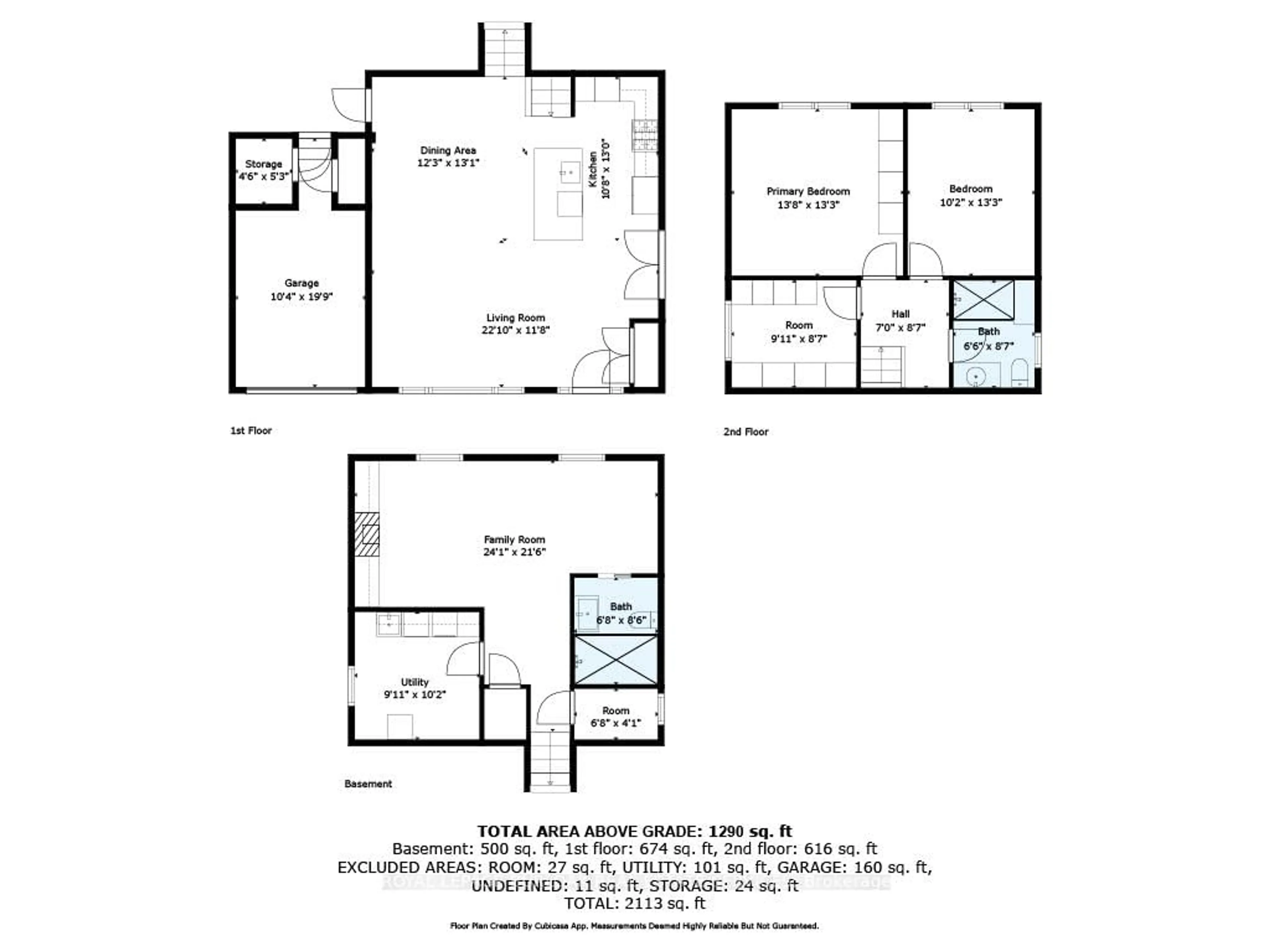 Floor plan for 1375 Langdale Cres, Oakville Ontario L6H 2K7