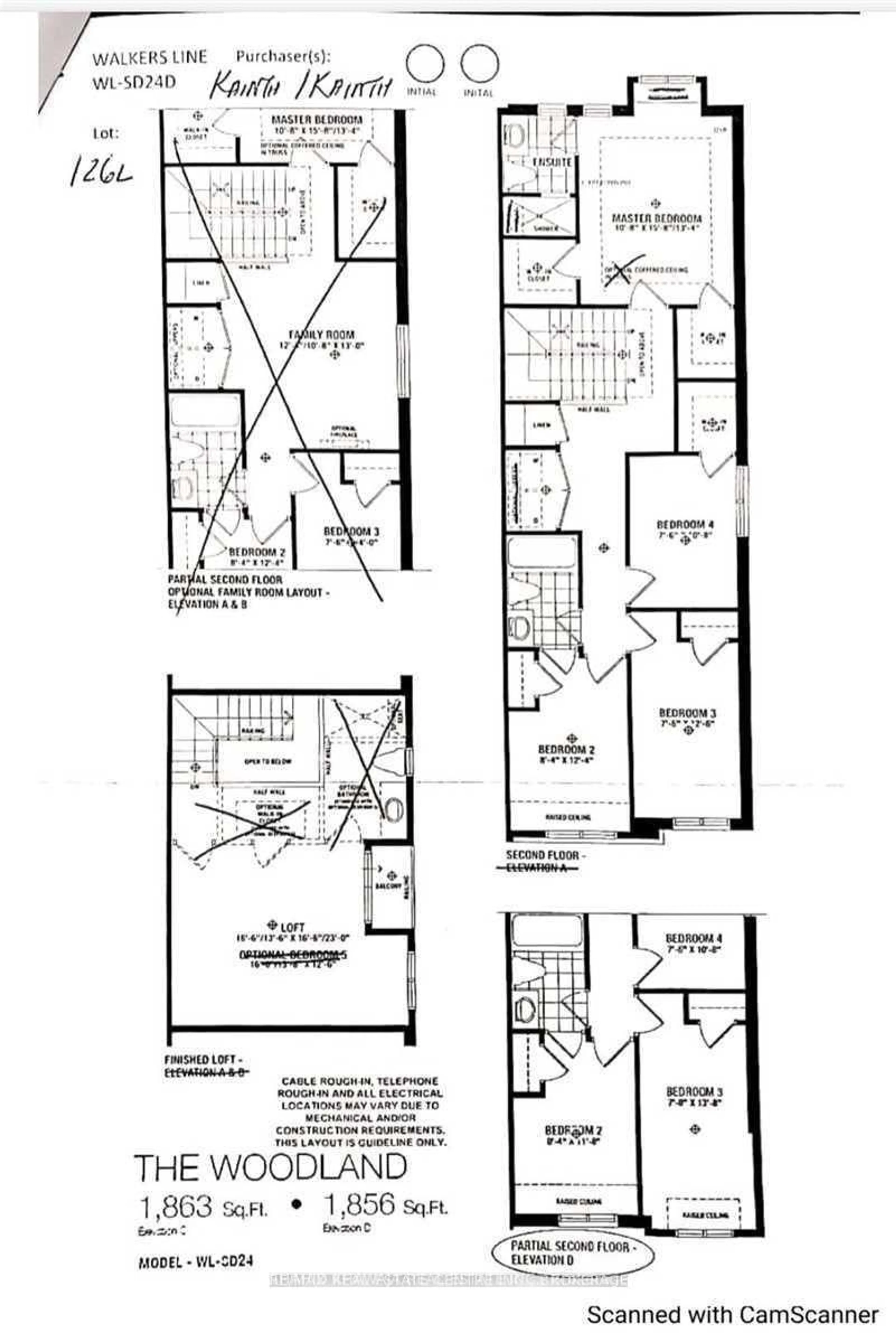 Floor plan for 3948 Leonardo St, Burlington Ontario L7M 0Z8