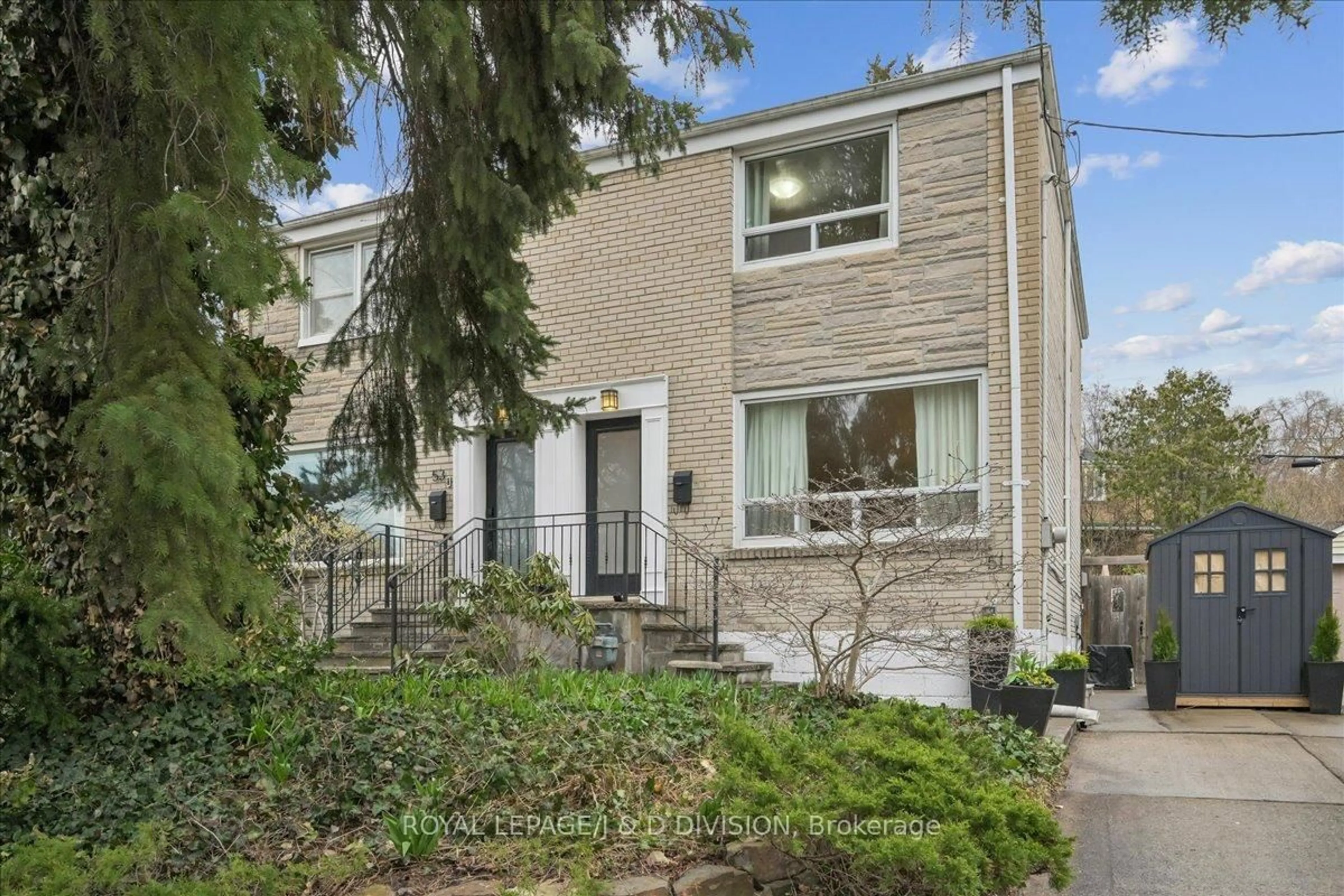 Home with brick exterior material, street for 51 Skylark Rd, Toronto Ontario M6S 4M5