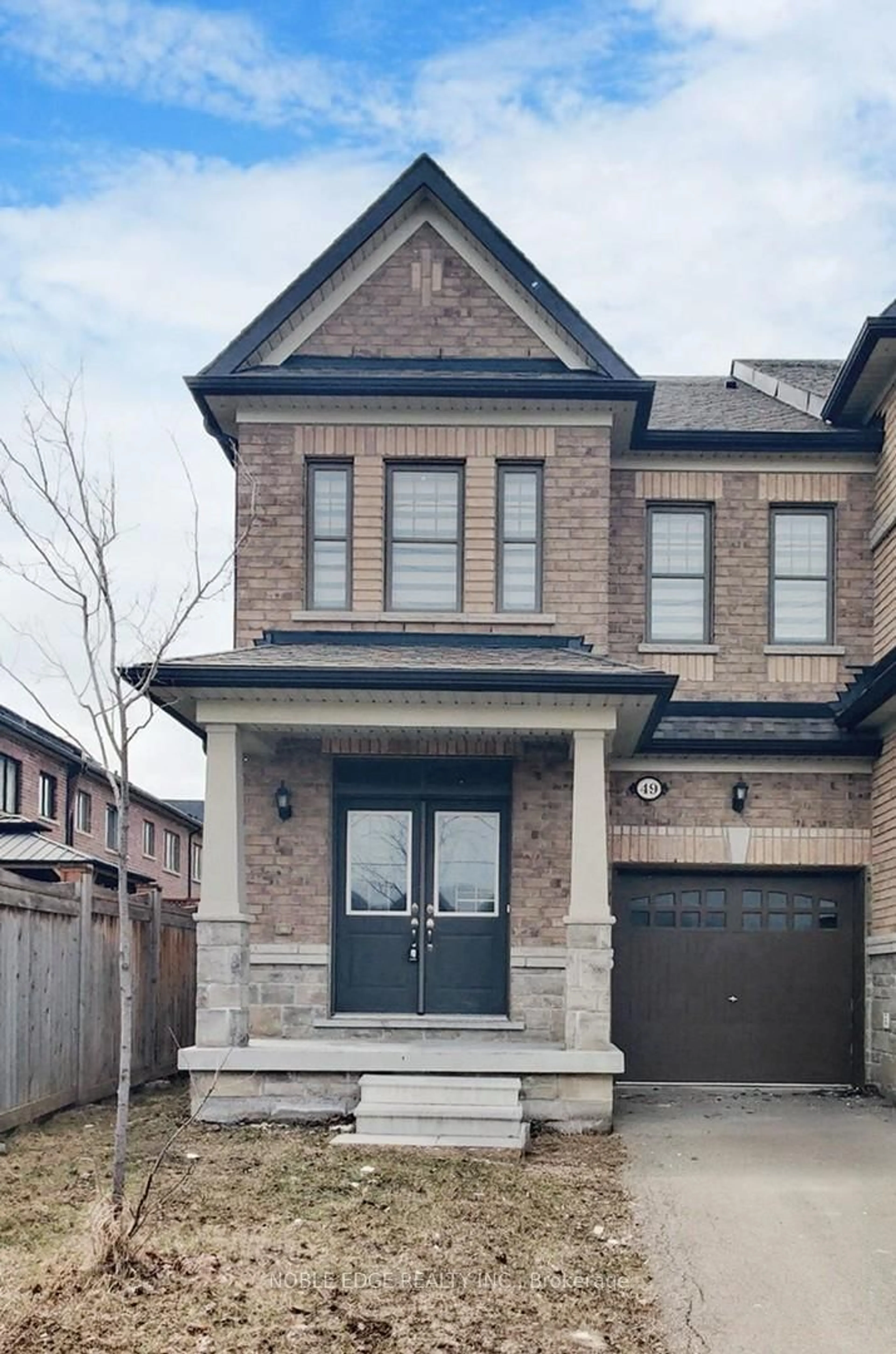 Home with brick exterior material, street for 49 True Blue Cres, Caledon Ontario L7E 4K6