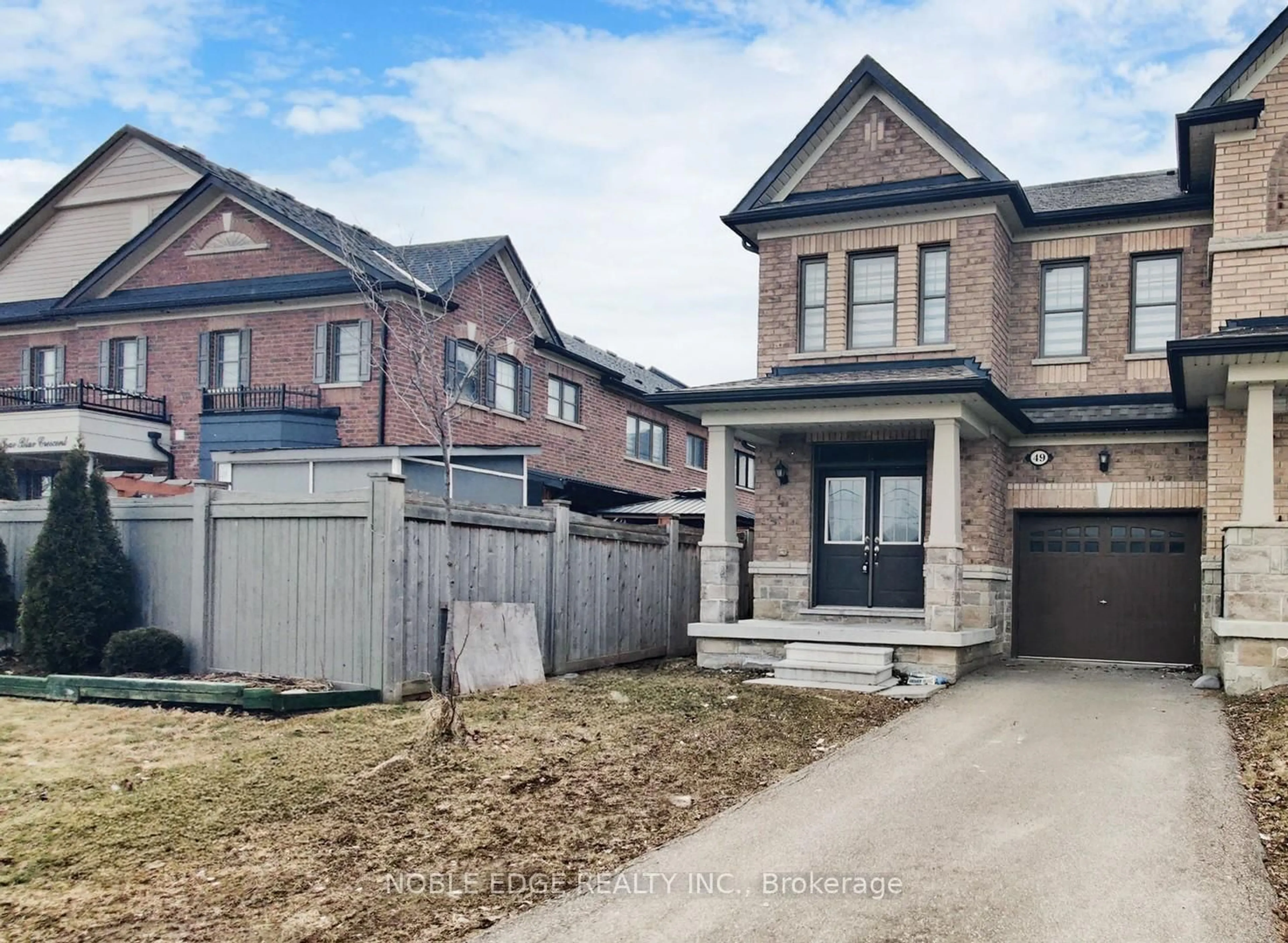 Home with brick exterior material, street for 49 True Blue Cres, Caledon Ontario L7E 4K6